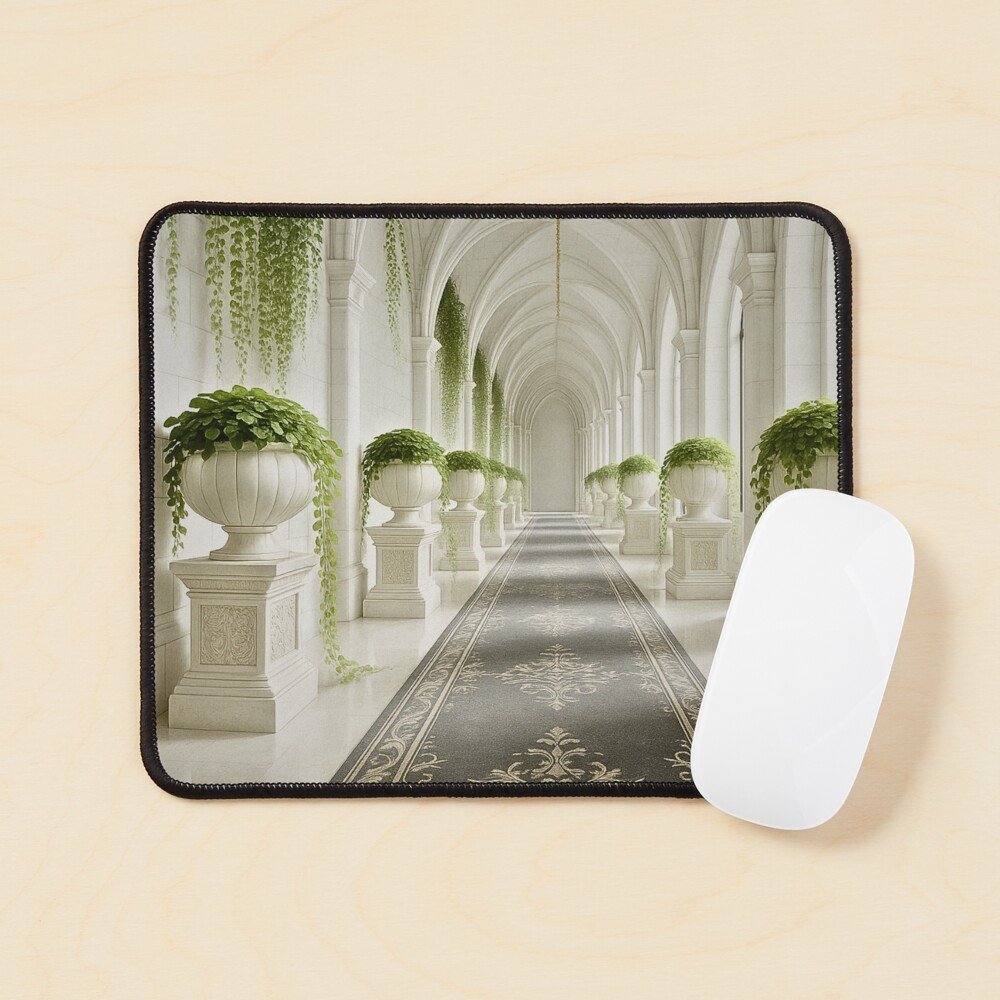 The Pale Garden Walk (Mouse Pad)