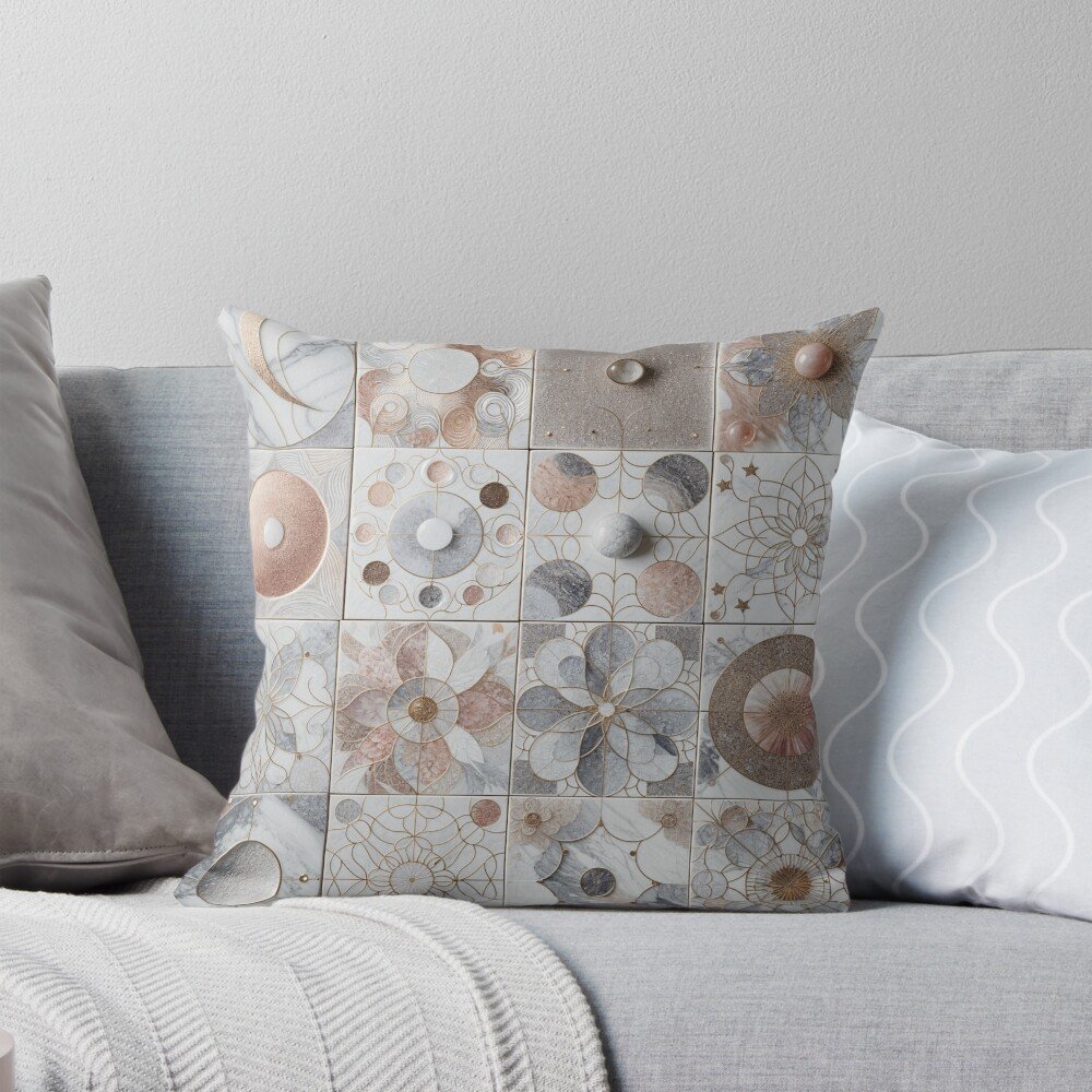 Celestial Inlay (Throw Pillow)
