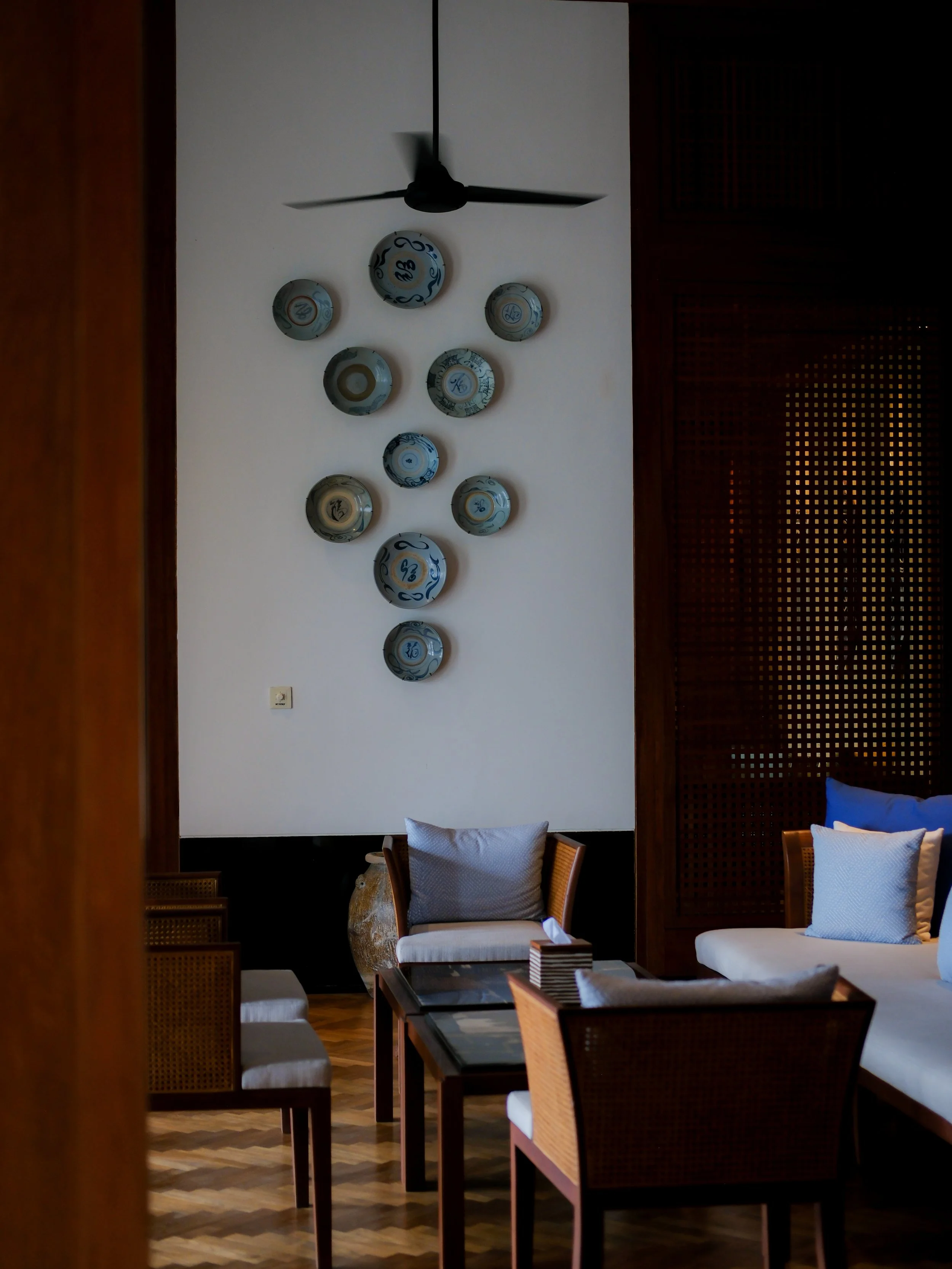 The Sira Lombok beachfront lounge to welcome guest.