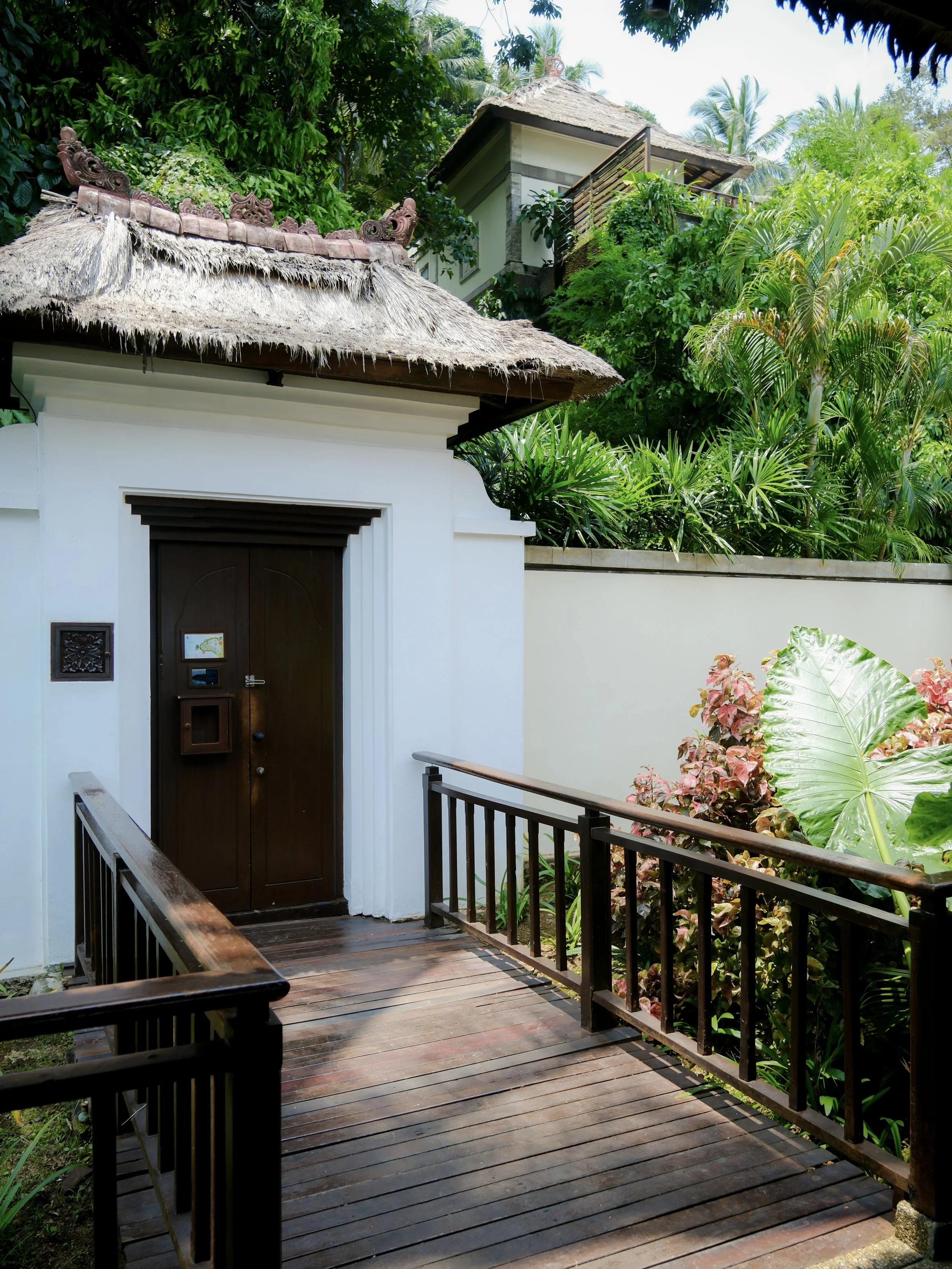 Banyan Tree Bintan Villa Entrance.