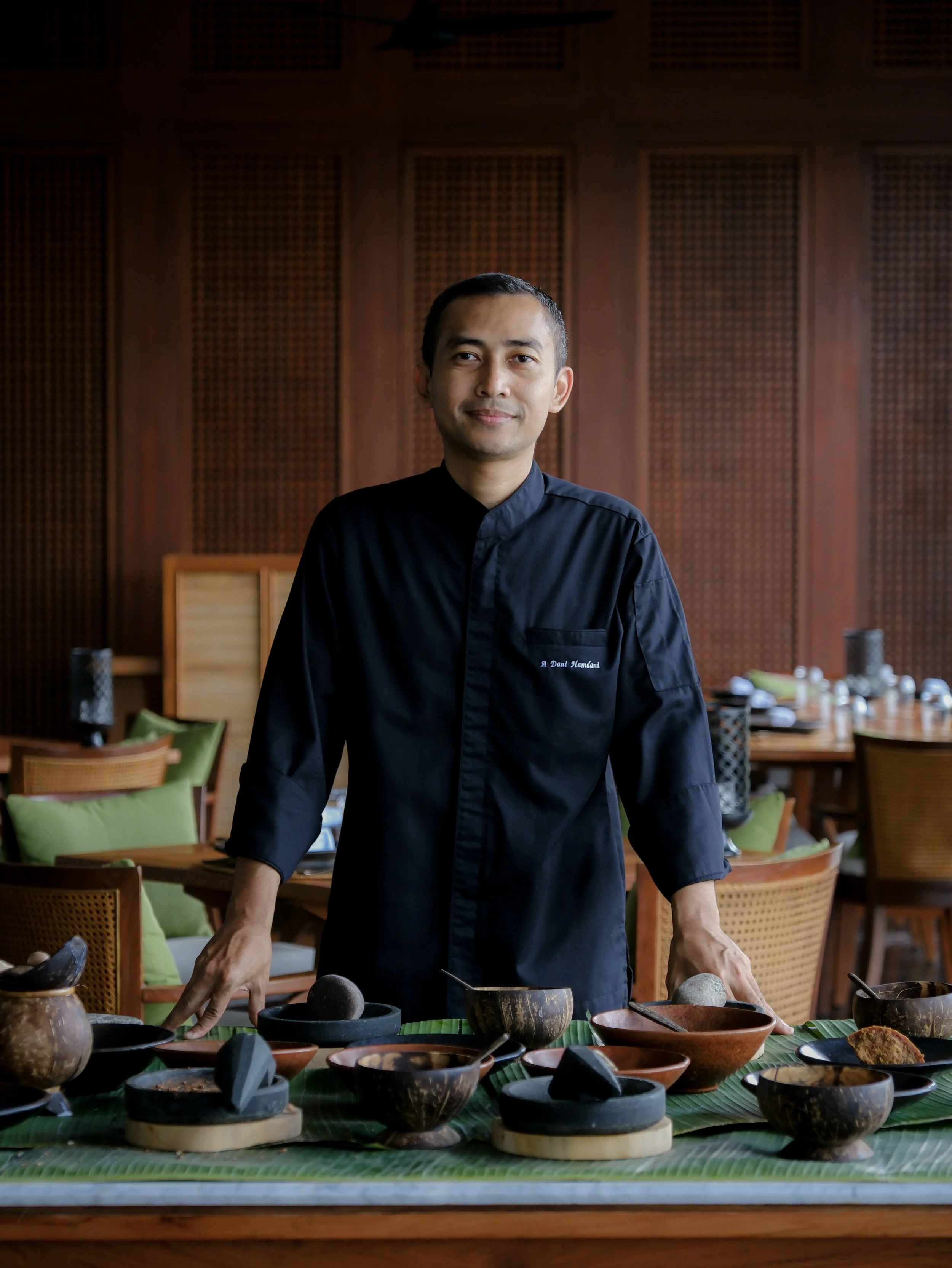 The Sira Lombok Head Chef.