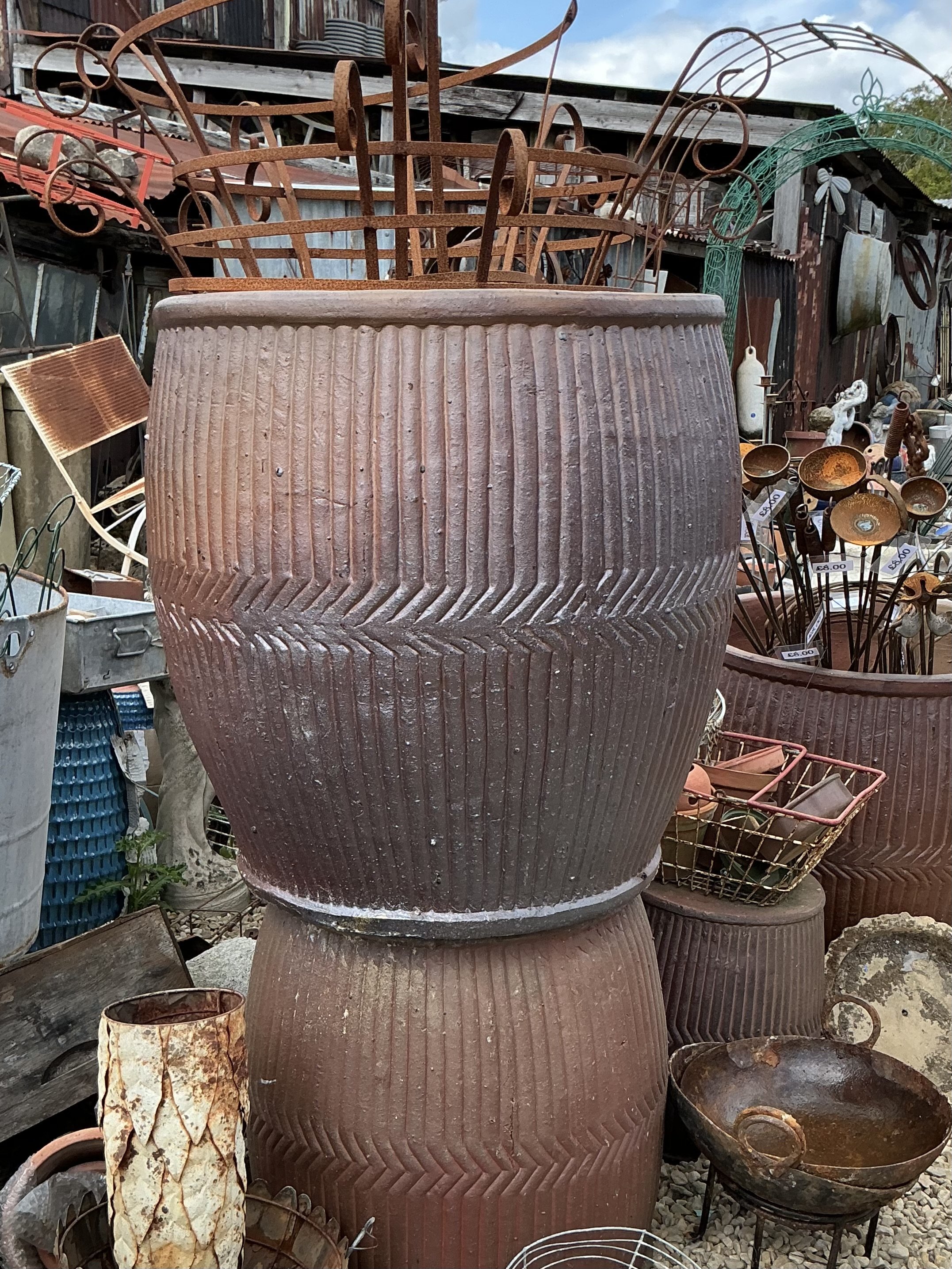 Thai salt glazed large pot