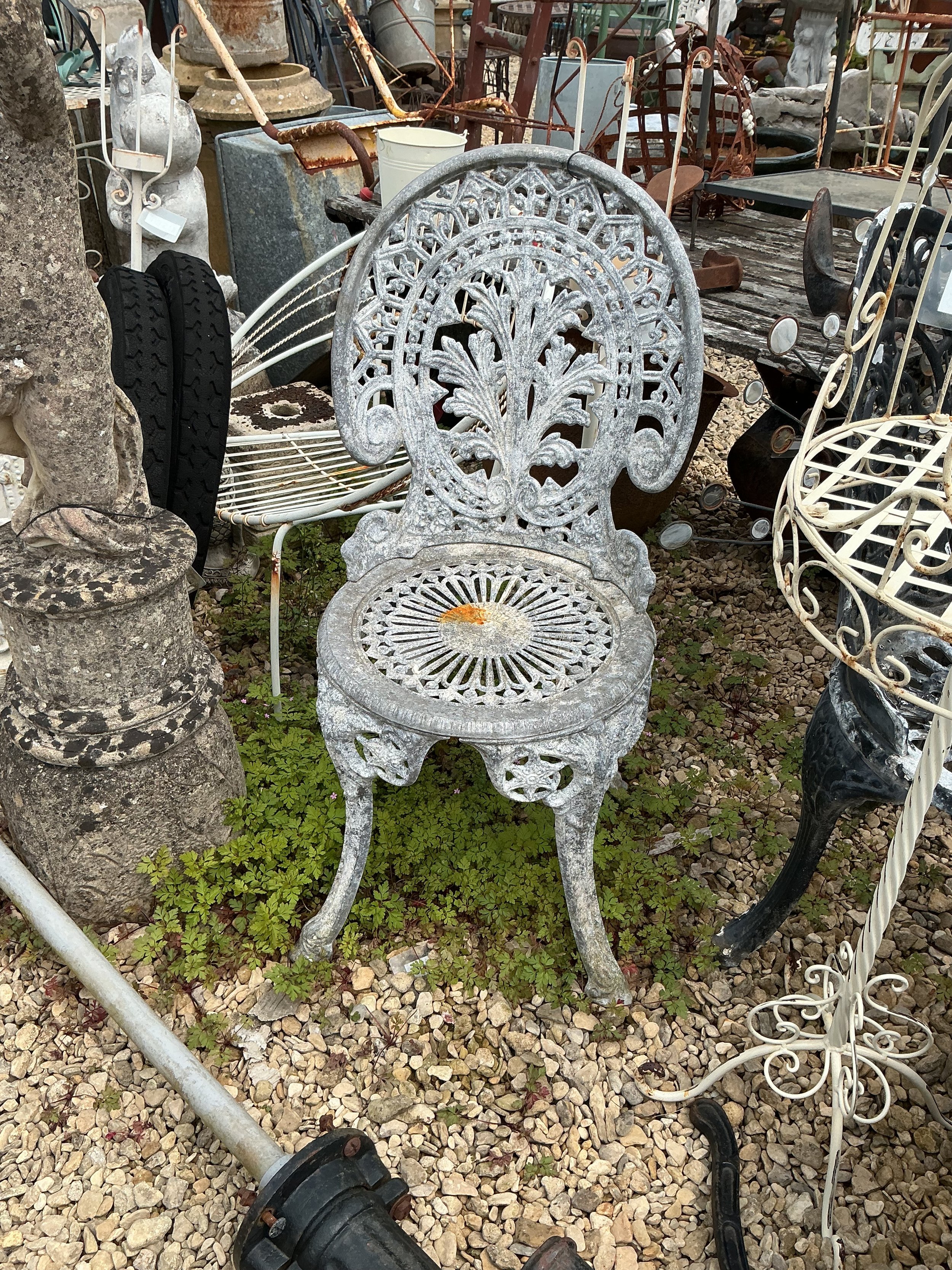 Aluminium garden chair