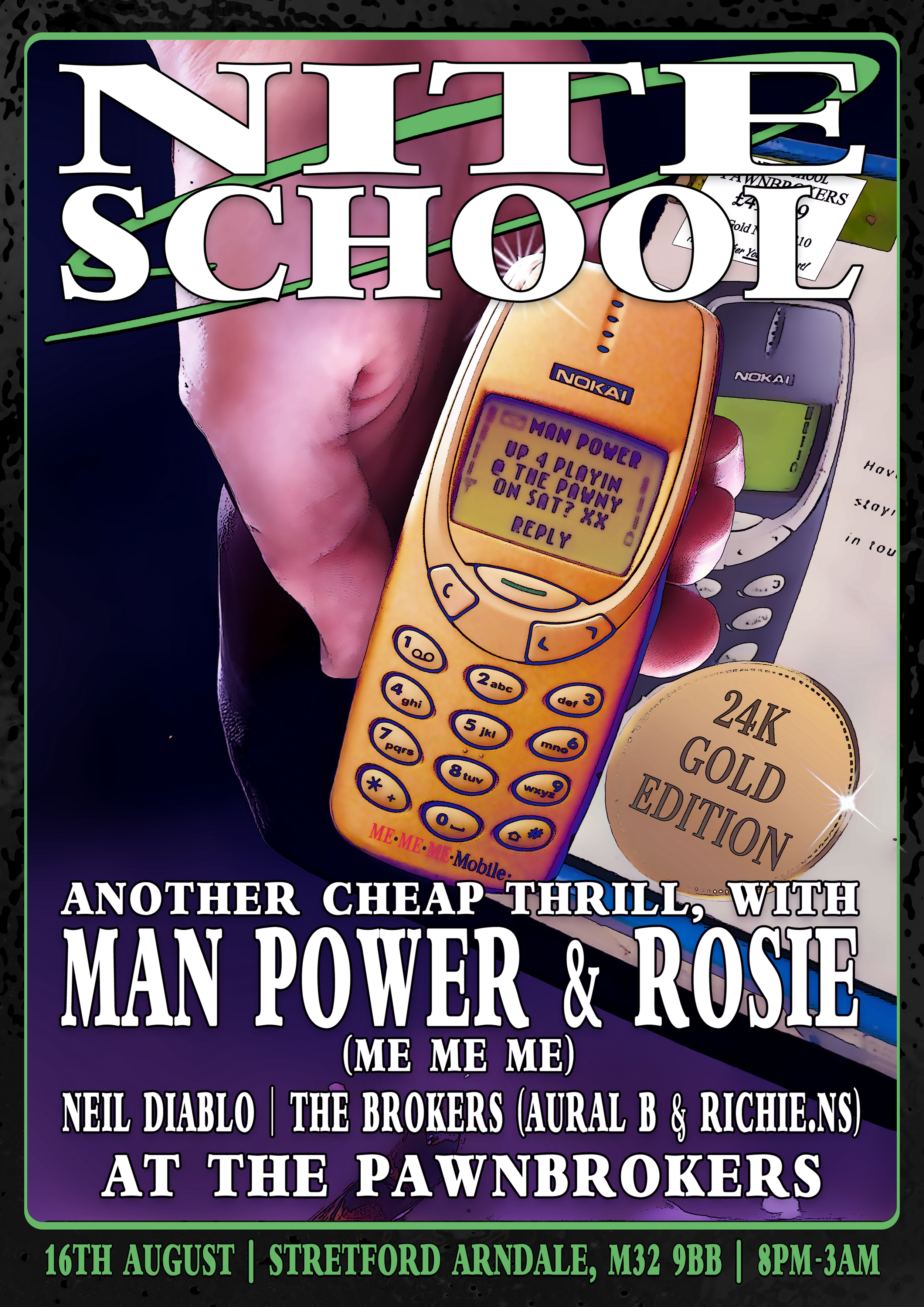 MAN POWER, Rosie, and Neil Diablo