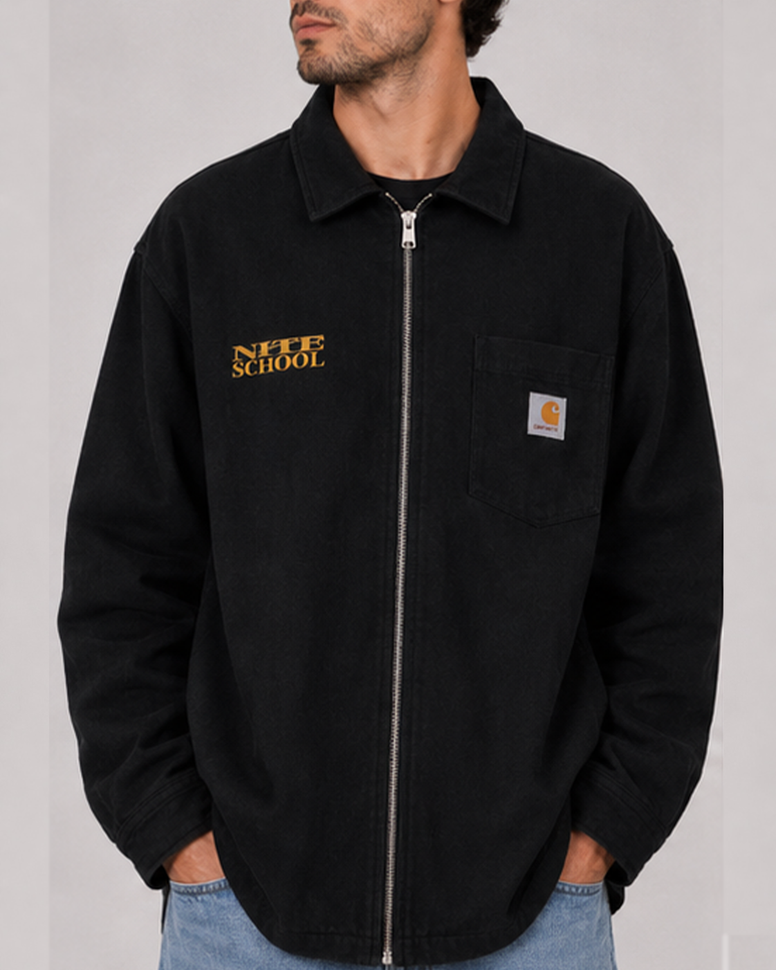 Mens Overshirt Front Zipped.png