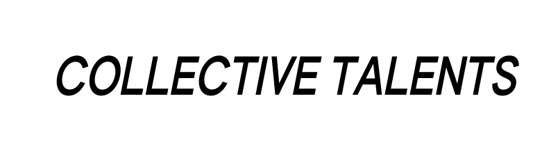 Text reading 'COLLECTIVE TALENTS' in bold, italic font