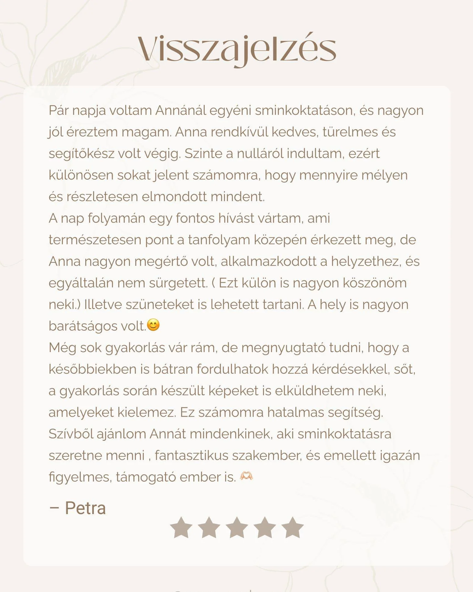 Ne f&eacute;lj ecsetet ragadni, mert &eacute;n megmutatom Neked a "Hogyan?-t".

A k&ouml;z&ouml;sen elt&ouml;lt&ouml;tt &oacute;r&aacute;kban r&eacute;szletesen elmagyar&aacute;zom neked az &ouml;sszes fontos tudnival&oacute;t, hogyan hozd 