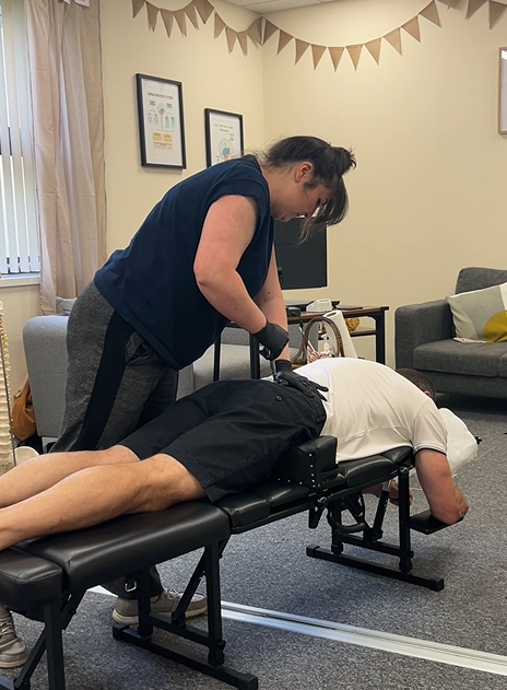 Chiropractor in Kettering offering gentle care for back pain relief, sciatica relief, neck pain relief, headache relief, sports injuries, and joint stiffness at Gaia Family Chiropractic