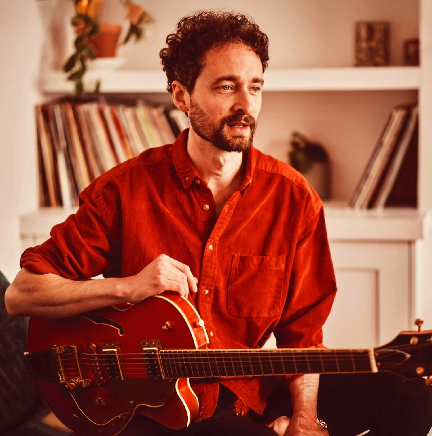 Danny Green with his guitar