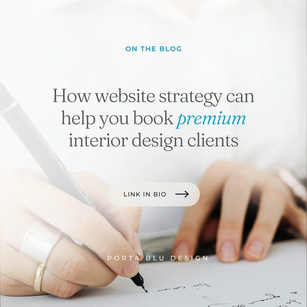 ✨If you want to attract premium interior design clients, your website needs more than beautiful photos&mdash;it needs strategy.

A strategic website doesn&rsquo;t just look good&hellip; it guides visitors, builds trust, and shows them exactly why YOU