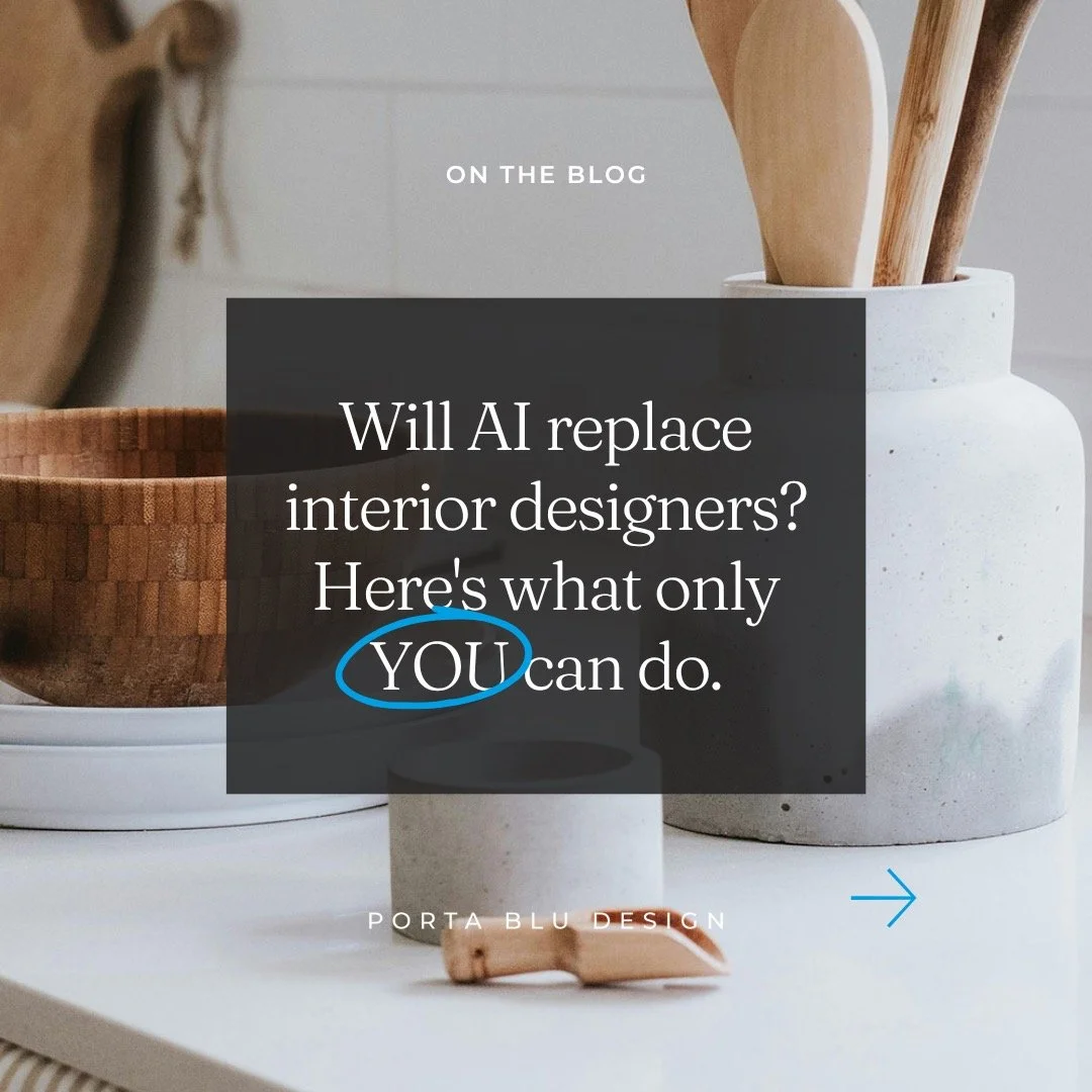 AI is changing a lot of things &mdash; but it can't do this. 🤍

If you've been wondering where you fit in a world full of AI-generated mood boards and instant layouts, this one's for you.

Swipe through for a little reassurance &mdash; and a reminde