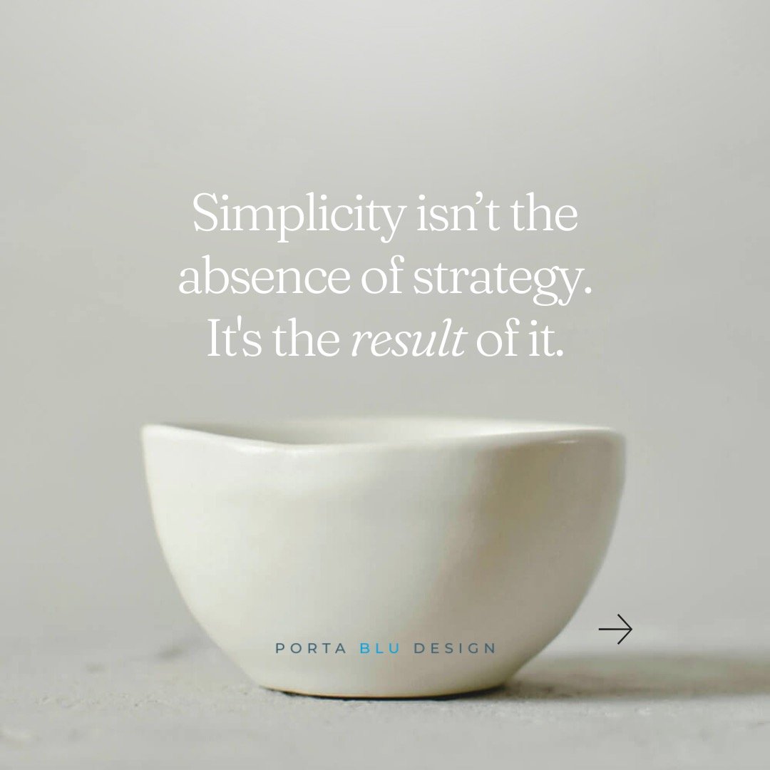 Interior designers... a gentle reminder. Your website can be this bowl. No flourishes. No fuss. Just a clean curve, a soft edge, a quiet confidence in what it is.

So often we think attracting the right client means more. More pages, more cleverness,