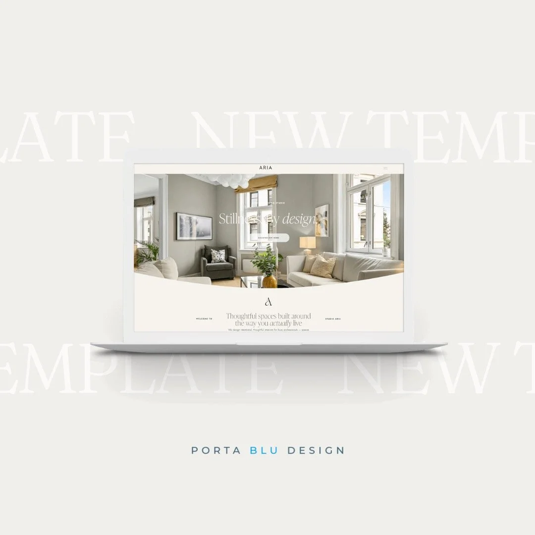 Meet Aria ✨

A Squarespace template designed for interior designers who want their website to feel as considered as the spaces they create. Soft, editorial, quietly elegant, and ready to be shaped around you.

Aria is part of our Semi-Custom Website 