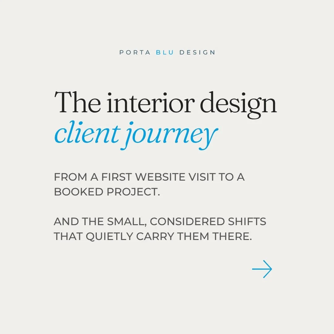 Your website isn't just a digital brochure &mdash; it's a journey. ✨

You can have layered, beautifully photographed projects and a brand you're proud of, and still wonder why your inbox isn't filling with the right inquiries.

Often, it comes down t