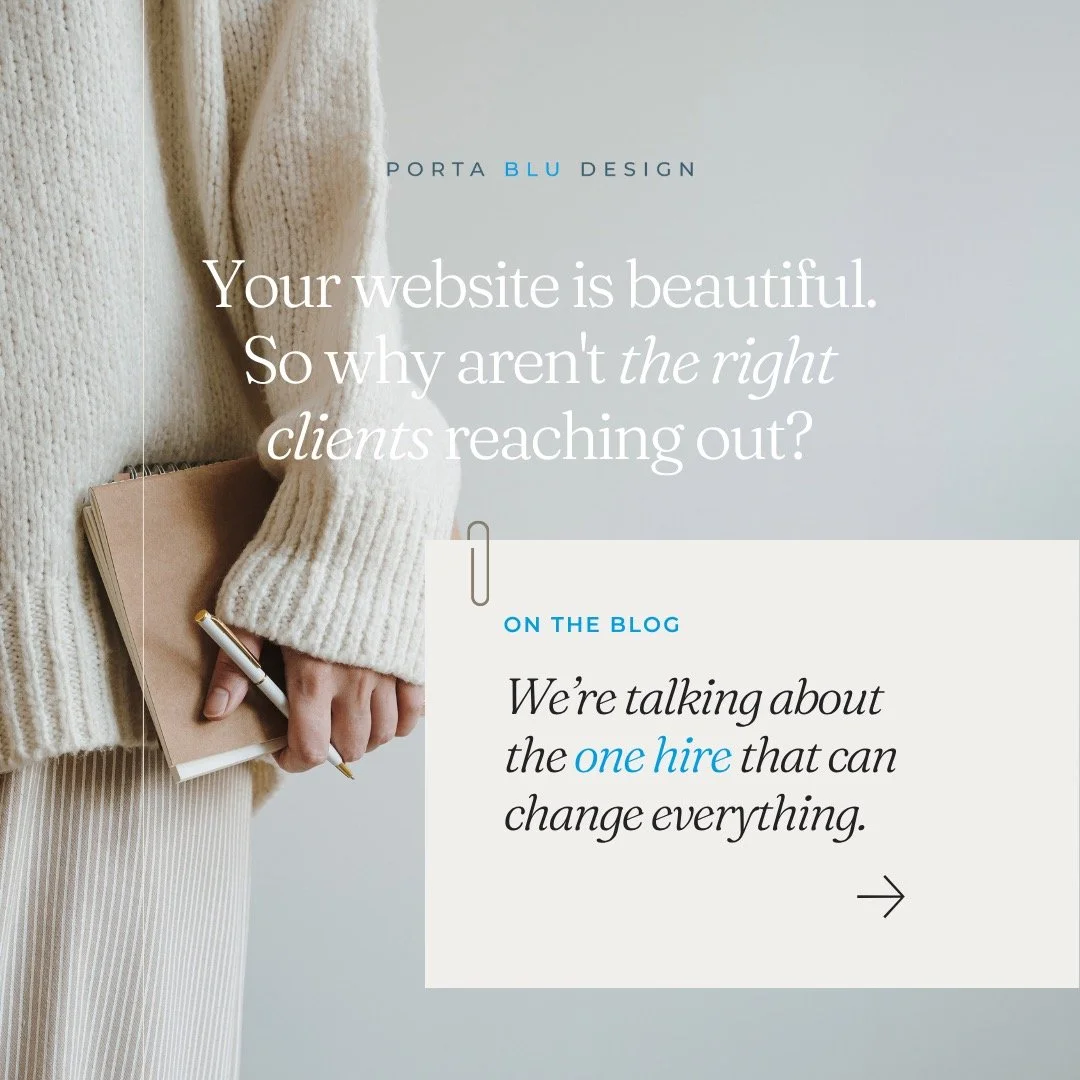 You've poured years into your craft, and it shows in every room you design. So it's disheartening when your website doesn't reflect that, or when the inquiries landing in your inbox aren't the projects you KNOW you're ready for.

Before you invest in