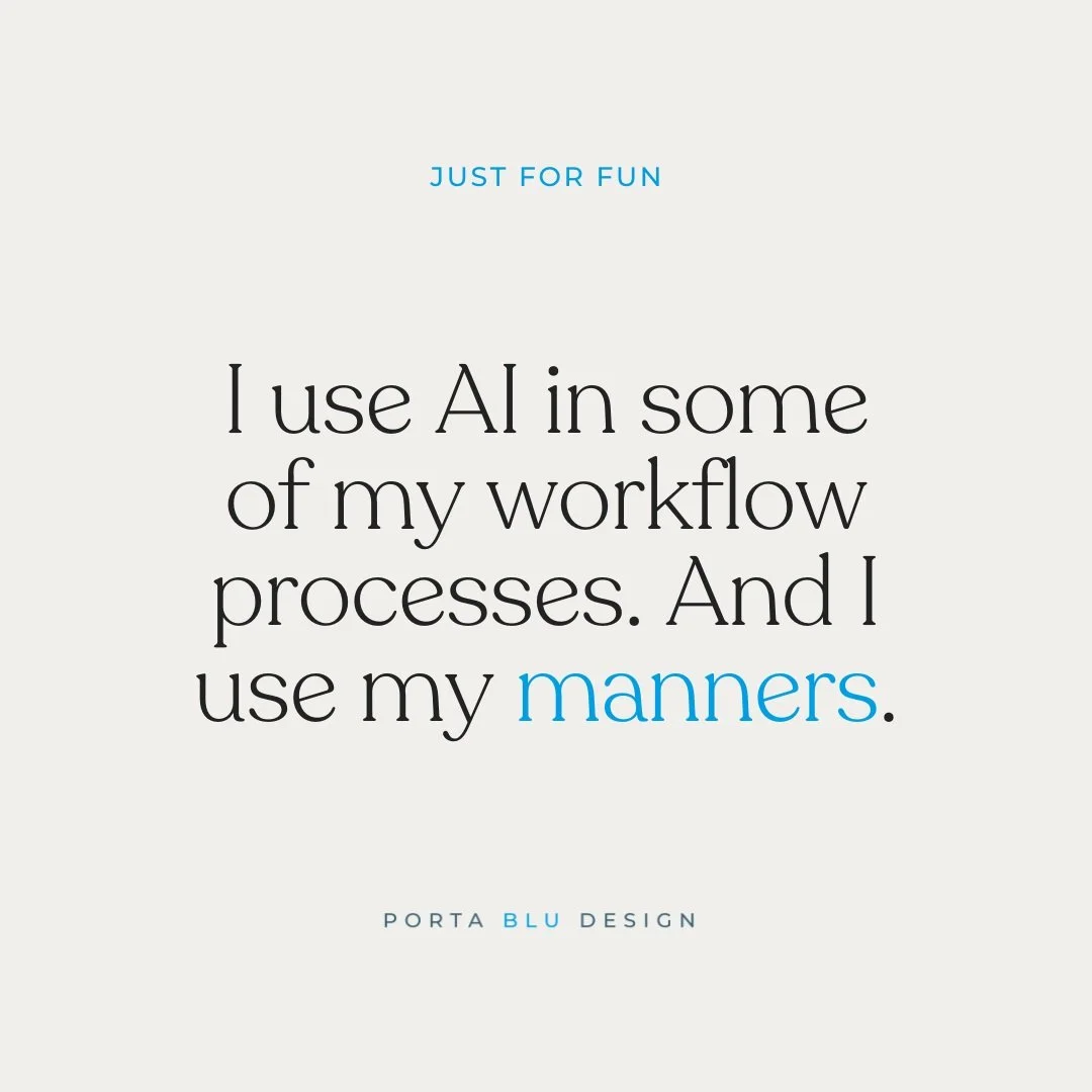 Things that make you go hmmm 🤖

Like many small-biz owners, I use @claudeai to help streamline my daily workflow processes. 

So does anyone else catch themselves saying &ldquo;please&rdquo; and &ldquo;thank you&rdquo; to AI? While you&rsquo;re prom