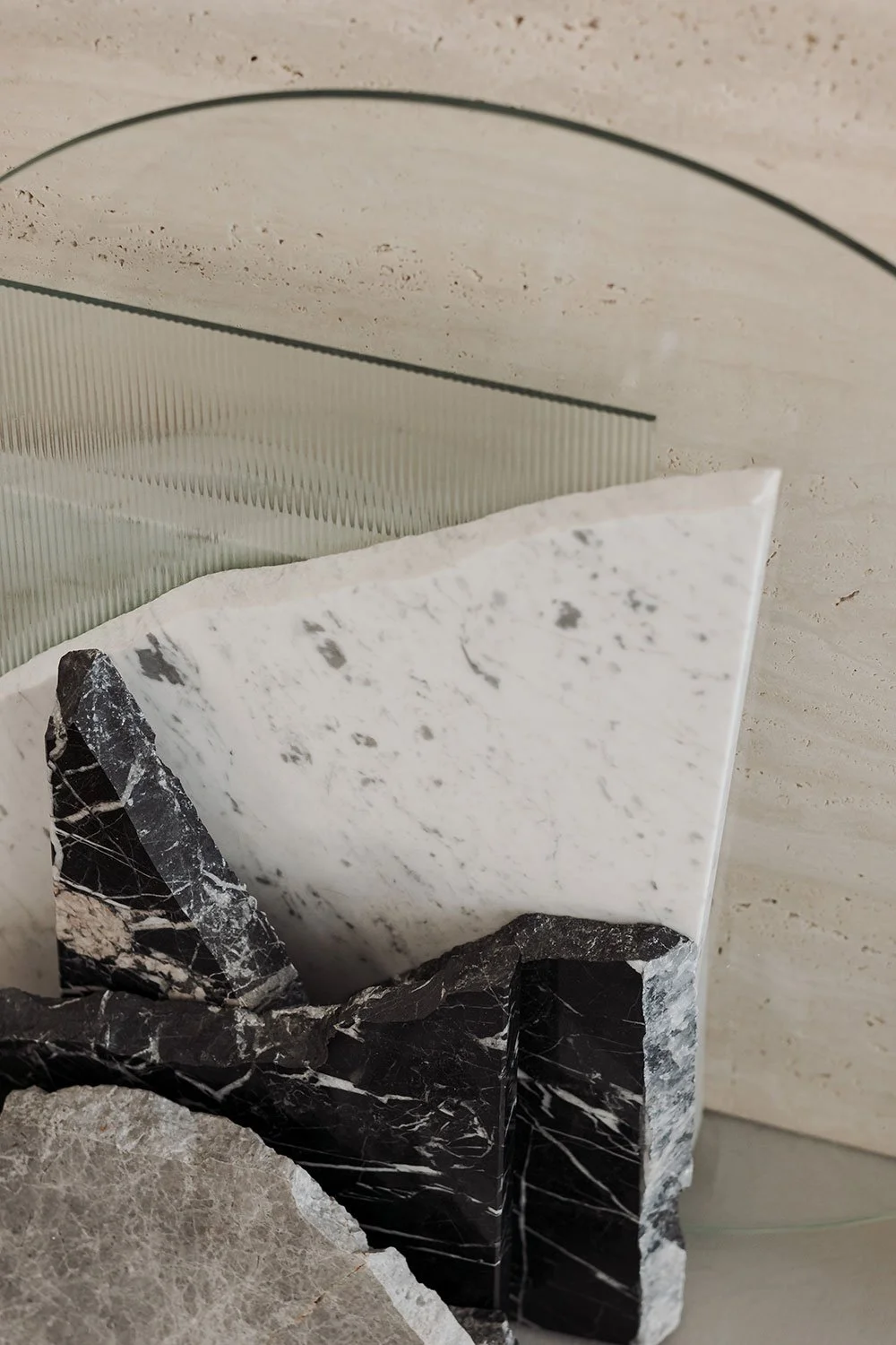 marble and glass samples