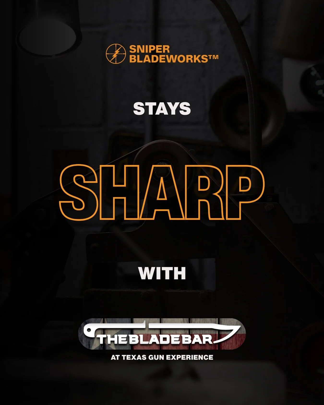 Texas, you know how important it is to keep a blade properly sharpened. You can get yours taken care of with the help of the team at The Blade Bar in Grapevine, TX.

#sniperbladeworks #sbw #staysharp #sharpening #sharpeningpartner #tacticalblades