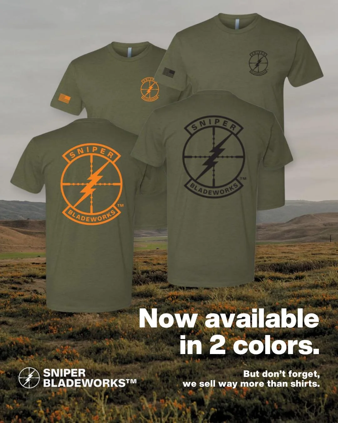 You know we’re more than shirts, but there’s a new color for you to choose. 
Get your next SBW tee now at sniperbladeworks.com
#sniperbladeworks #sbw #hunting #outdoors #camping #EverydayUtility #tacticalgear