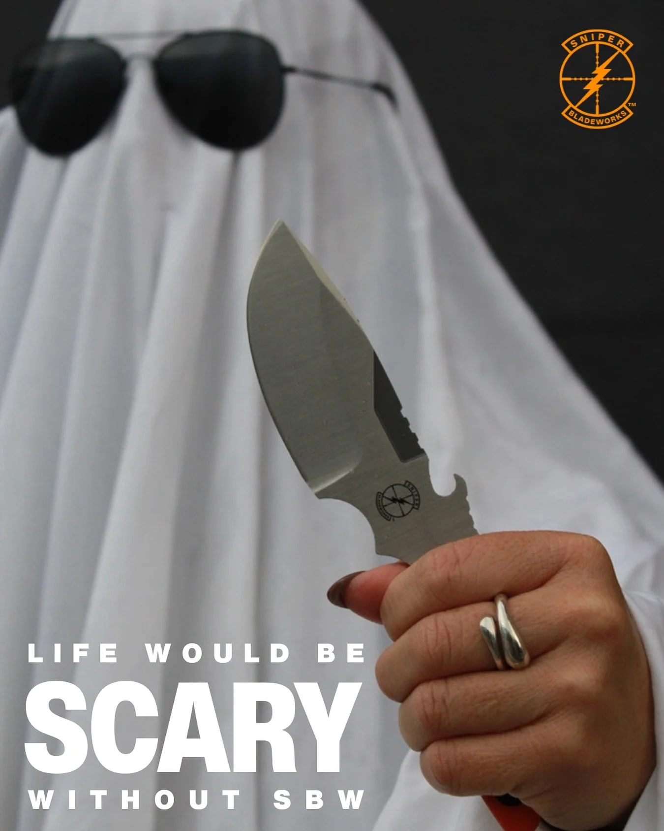Luckily, you don’t have to be scared. You just have to order.  Link in Bio.
#sniperbladeworks #sbw #scary #spooky #tacticalblades #ucutilityskinner #skinner #fixedblade #tacticalgear