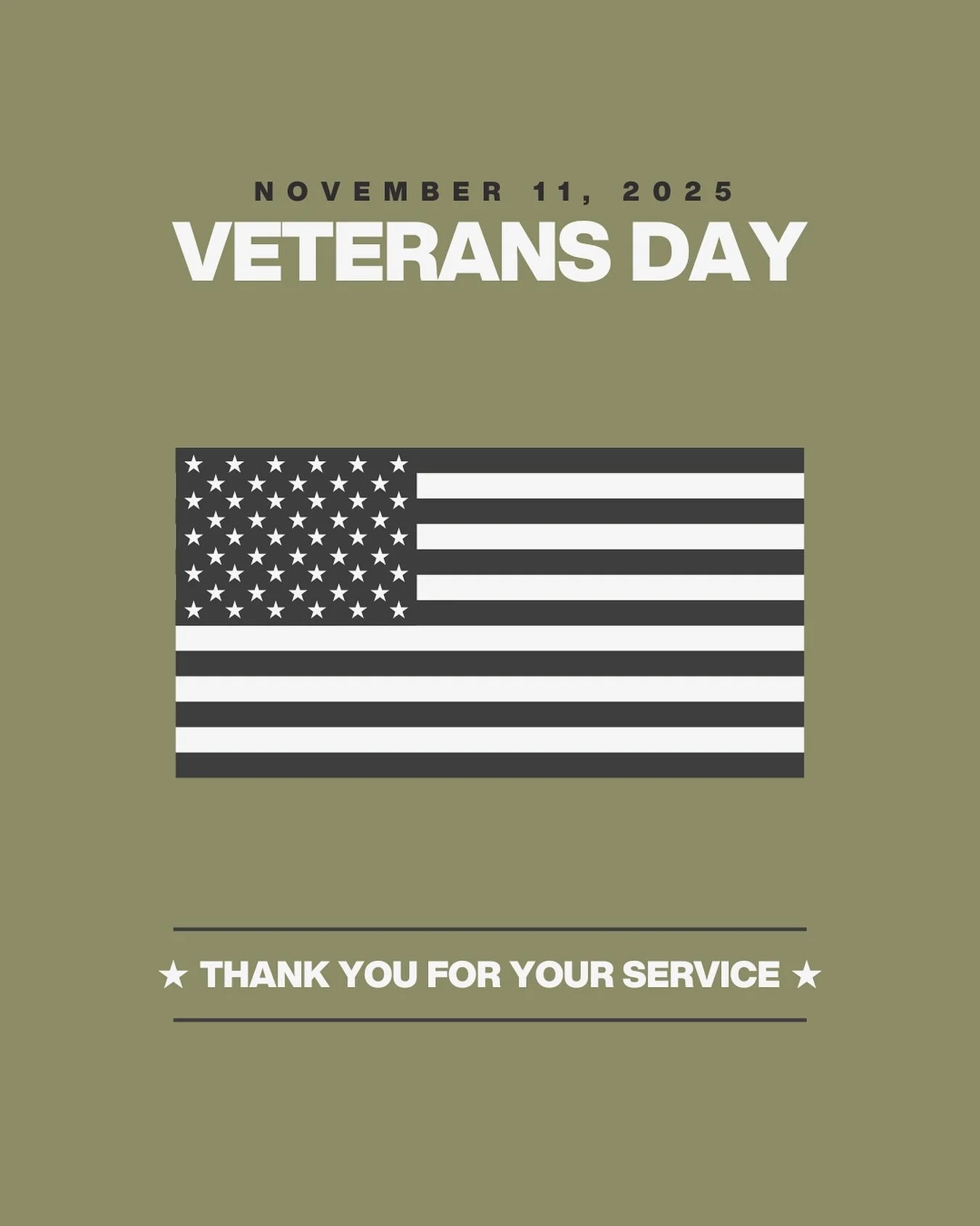 Thank you for your service. 

#veteransday