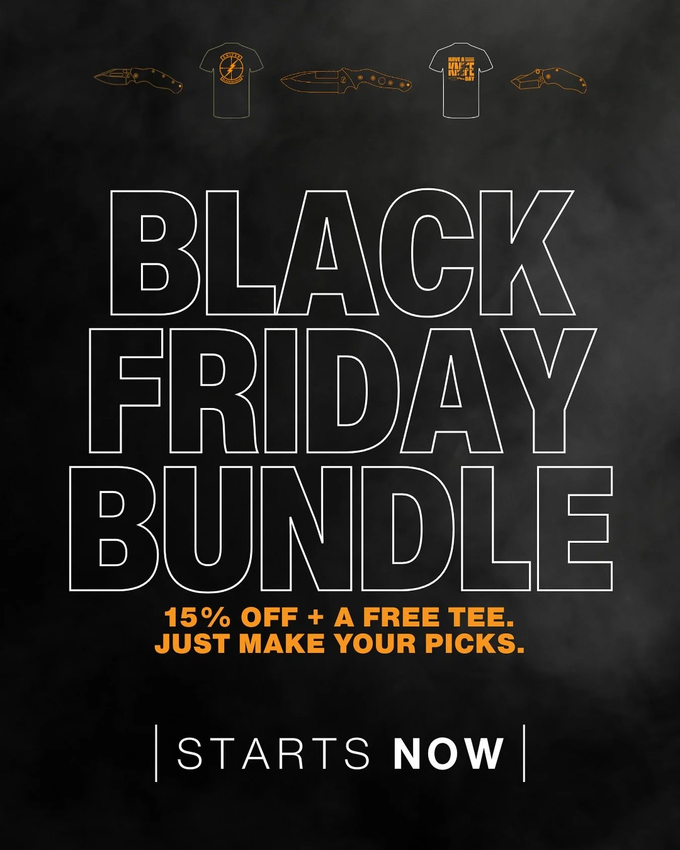 15% OFF + a FREE Tee starts NOW! Discount automatically applied, just add your blade(s) and favorite tee to your cart. It&rsquo;s seriously that simple.

#blackfriday #deals #holidayshopping #sniperbladeworks #sbw #tacticalgear #tacticalblades #cyber