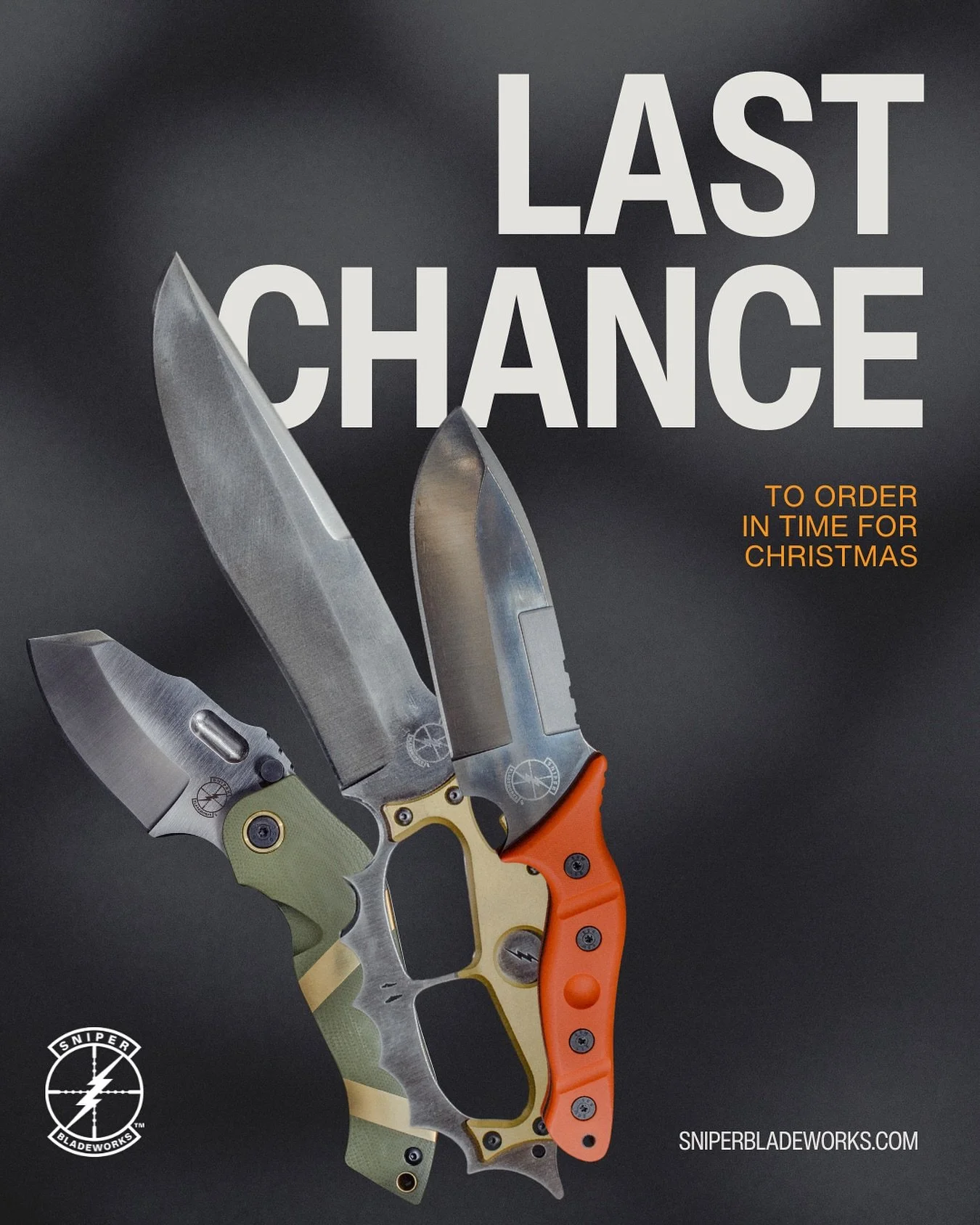 Get your orders in, or you may be left with coal for Christmas. 

#sniperbladeworks #sbw #tacticalblades #tacticalgear #hunting #fishing #bbq #tacticalfolder #fixedtacticalblade