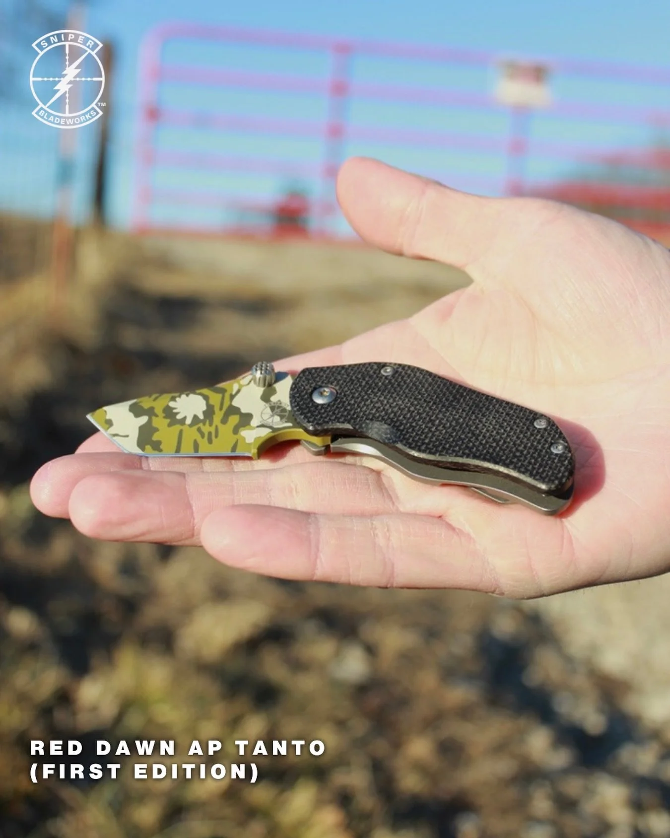 There is only ONE Red Dawn AP Tanto left! sniperbladeworks.com/reddawn 

#sniperbladeworks #sbw #tacticalblades #reddawn #2026drop