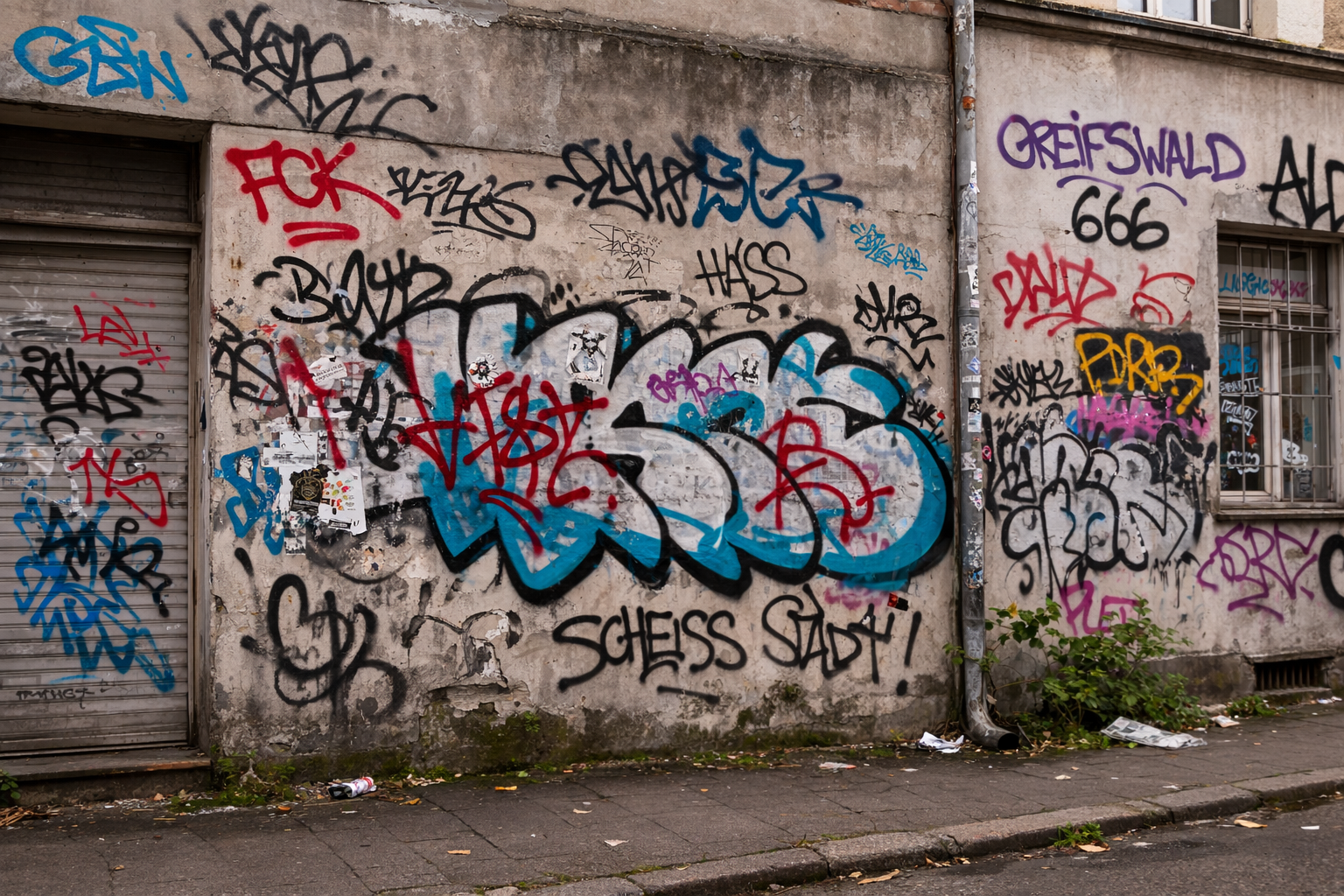 Vorgehen gegen „Graffiti- Schmierereien“