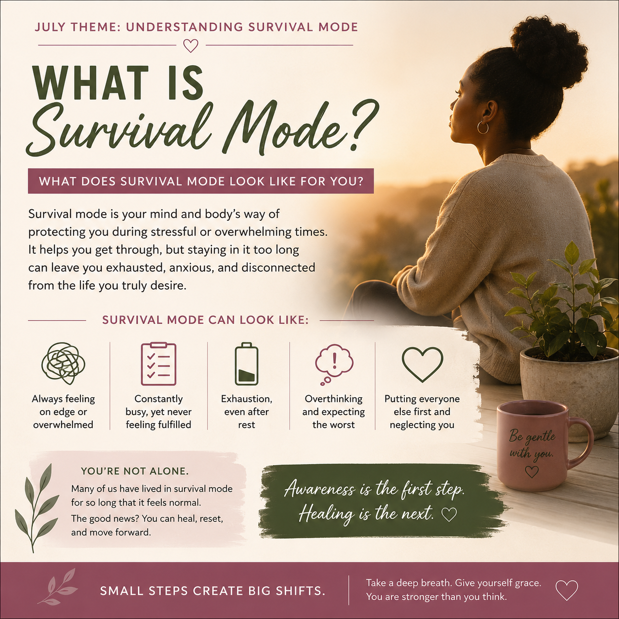 July Theme: Understanding Survival Mode                                                                  Week 1: What Is Survival Mode?