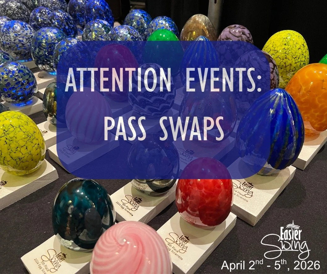 Attention WSDC WCS Event Directors:

For pass swaps - we are using the form linked below. After the event, we will send you a link to a webpage with all the winners. This year, we will not be using forms in the award envelopes unless requested. 

The