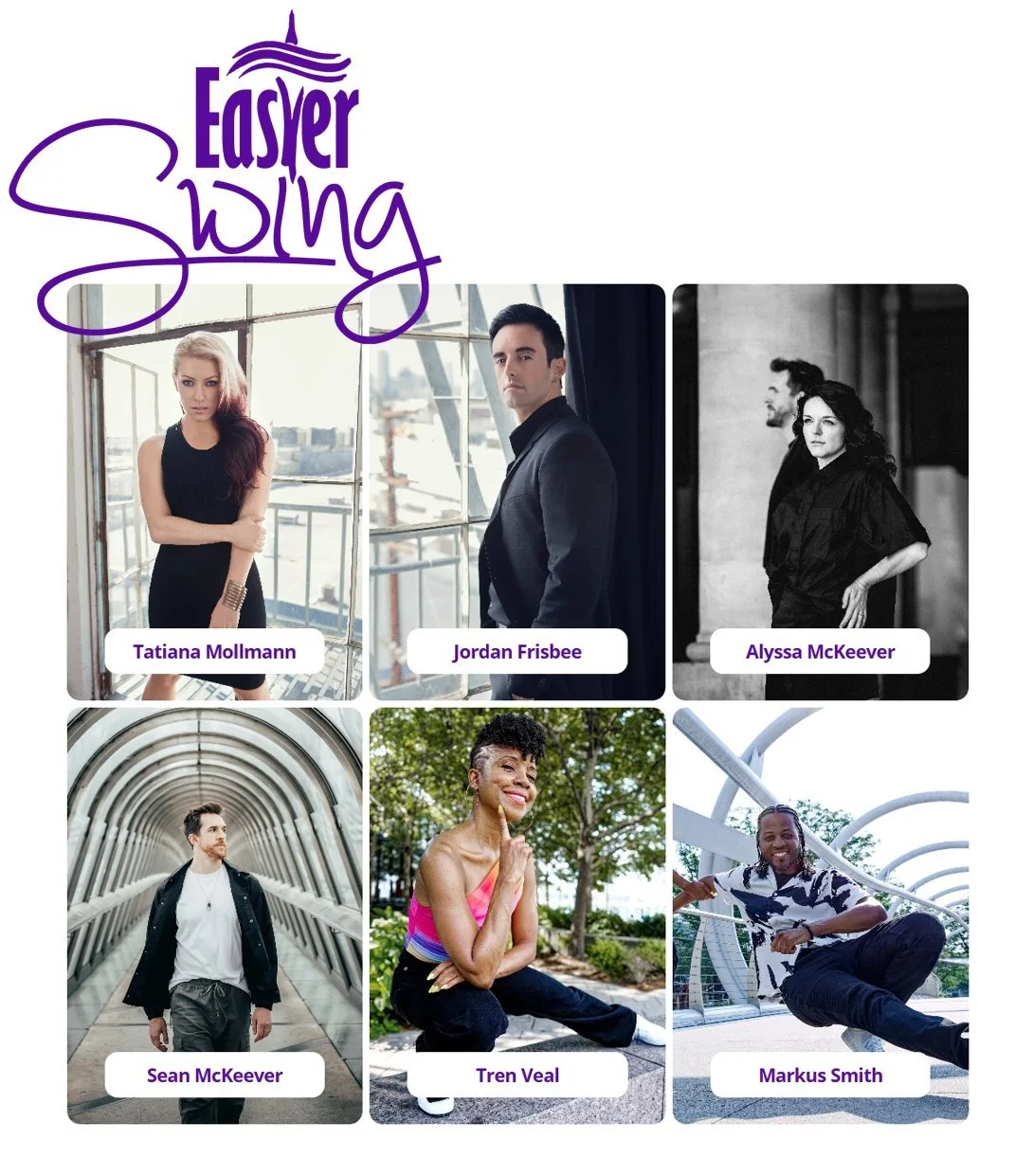 Announcing our first round of artists (we have 3 more groups after this so stay tuned)! We partner with them to inspire you in your dance journey and are lucky to welcome them to Seattle for Easter Swing 2026, April 2nd to 5th.

https://easterswing.o