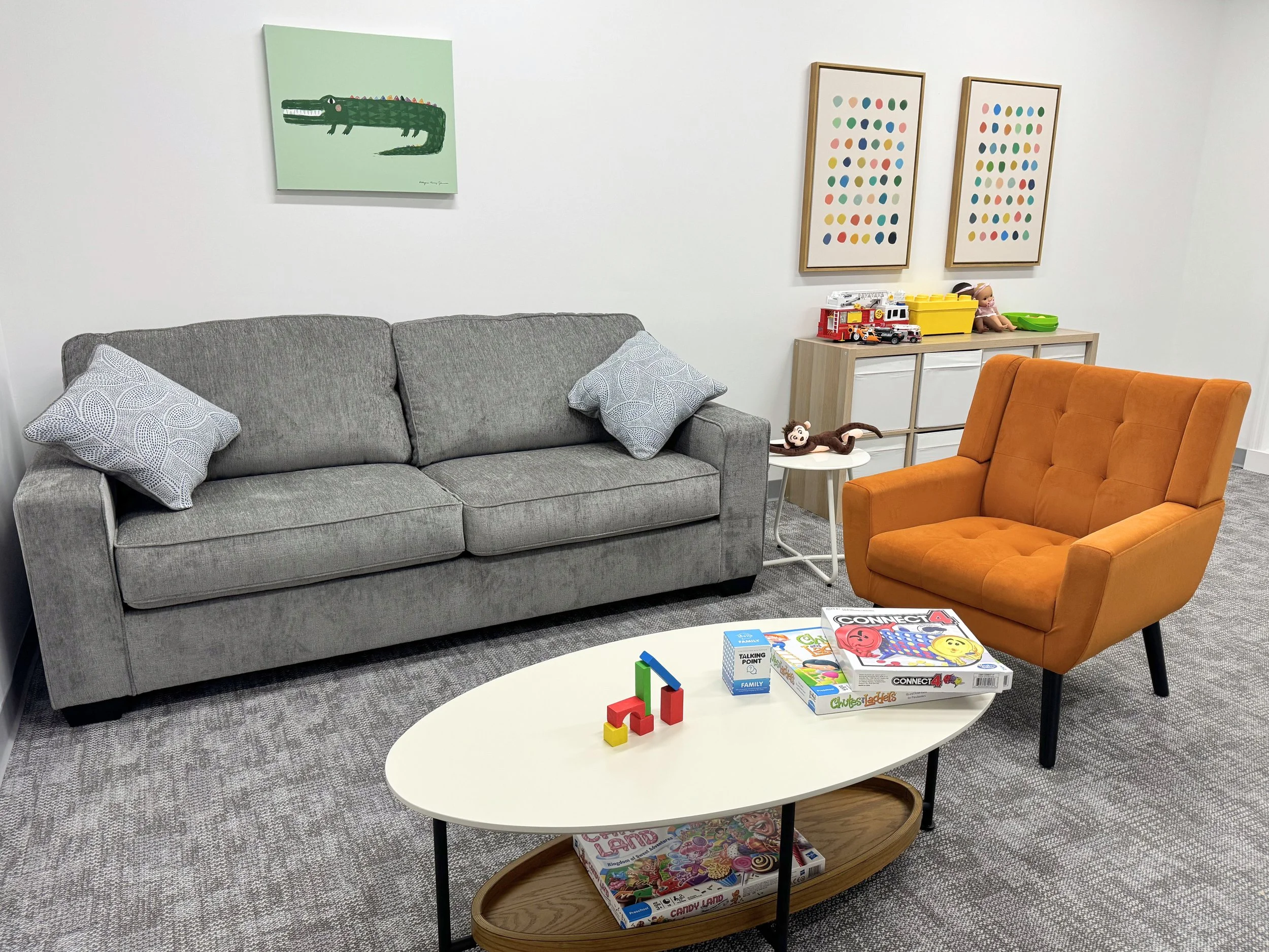 Welcoming waiting room at our Bala Cynwyd clinic