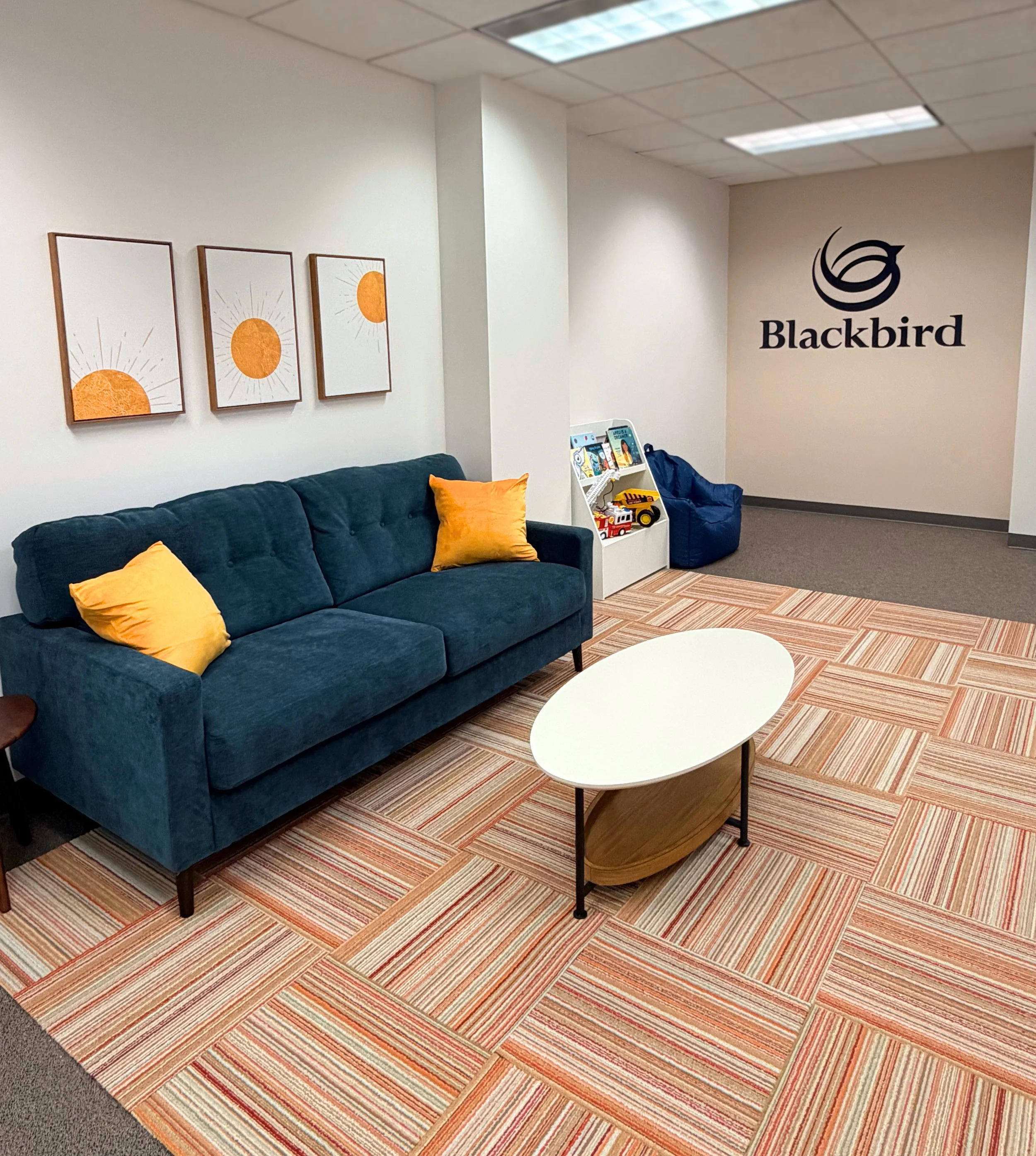 Colorful waiting room, Lansdale, Pennsylvania
