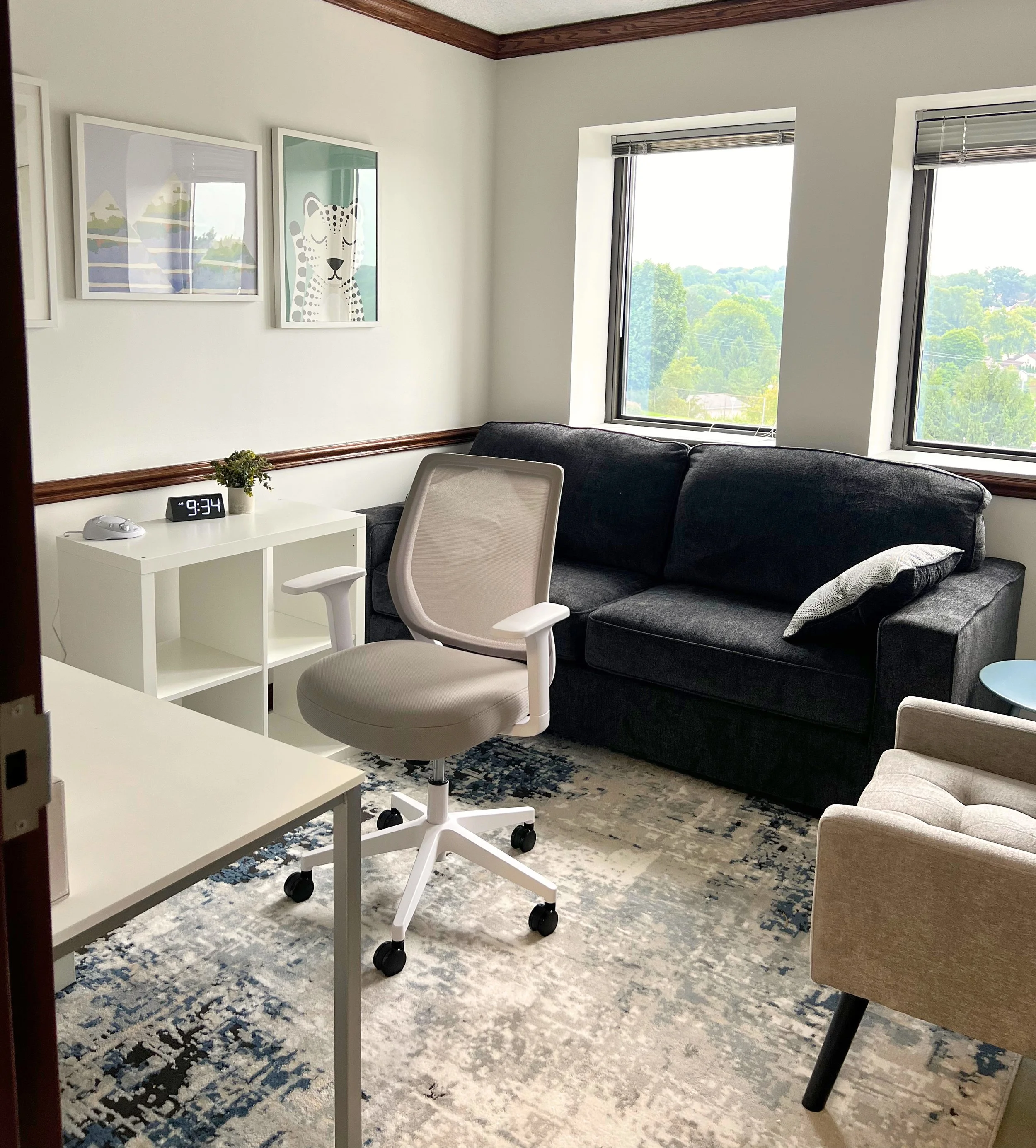 A room with a view  adds an interesting perspective at our Bethel Park location.