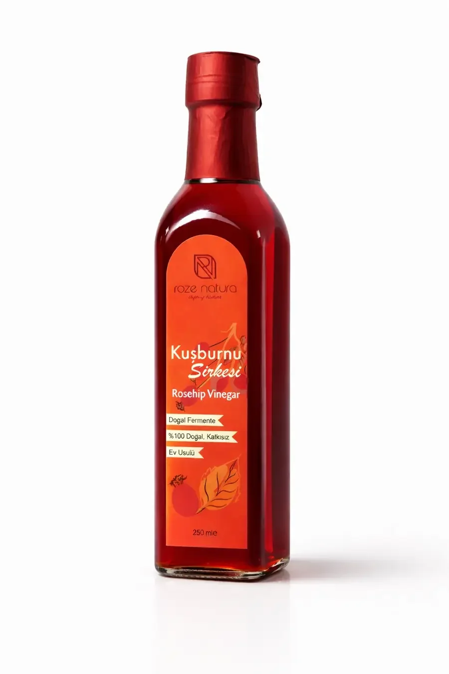 Hagebutten-Essig – Natürlich fermentiert, 250 ml