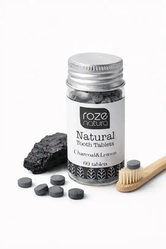 Natürliche Tabletten-Zahnpasta (mit Aktivkohle & Zitronenöl)