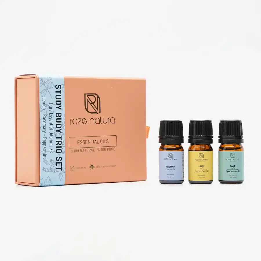 Study Buddy Aromatherapie-Set (Drei-teiliges Lernbegleiter-Set)