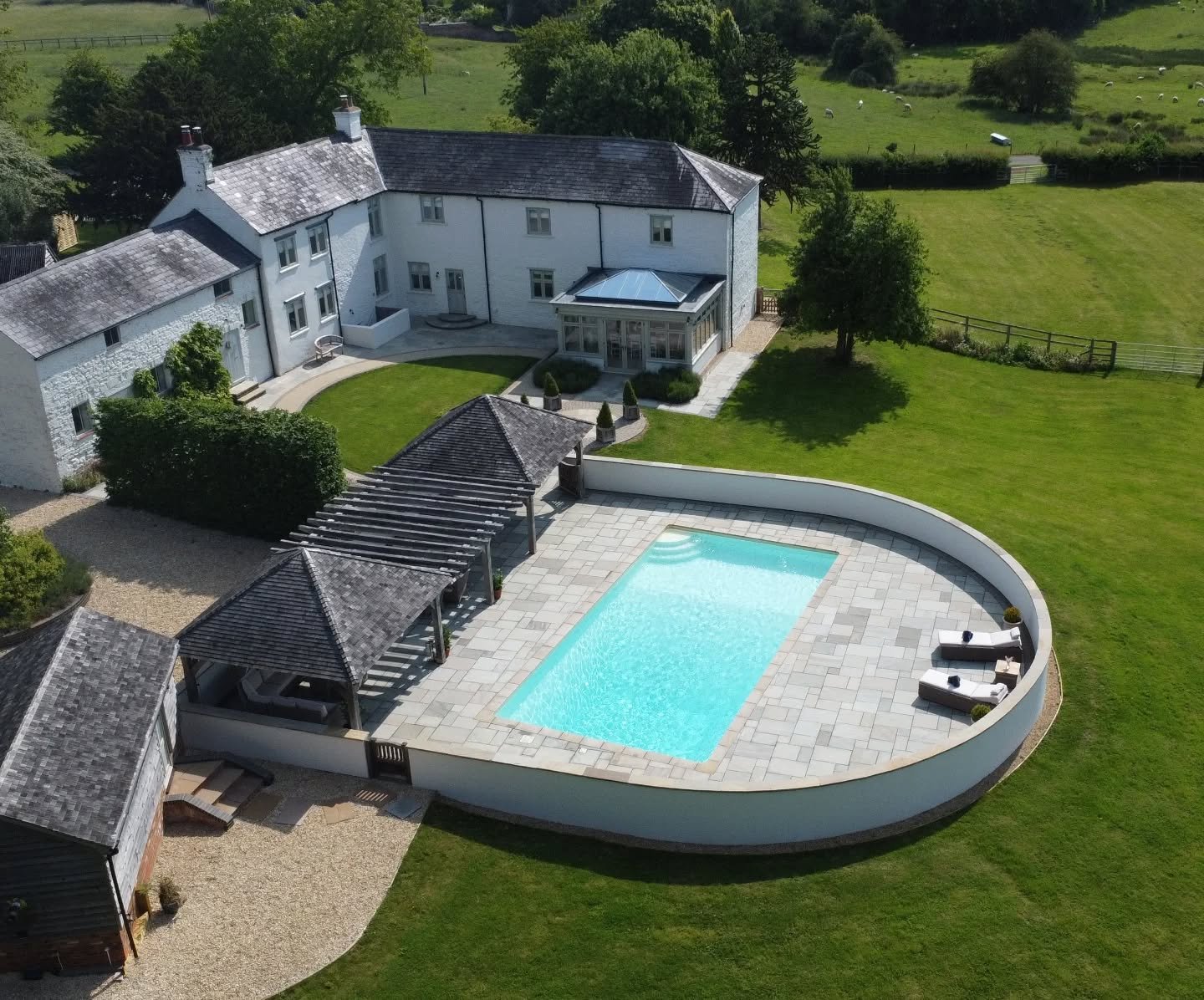 We are excited to announce the completion of our first holiday retreat, the stunning Fox &amp; Hounds Farmhouse. 
Situated in rural Buckinghamshire on our private estate, this picturesque getaway offers luxurious comforts, space and seclusion. Accomm