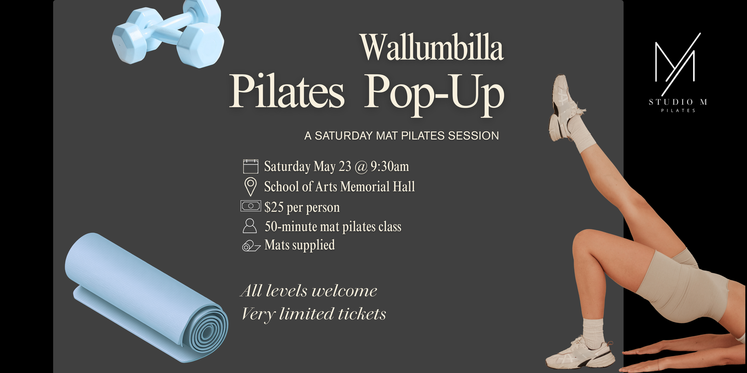 A pop-up oilates event in wallumbilla, one day only!