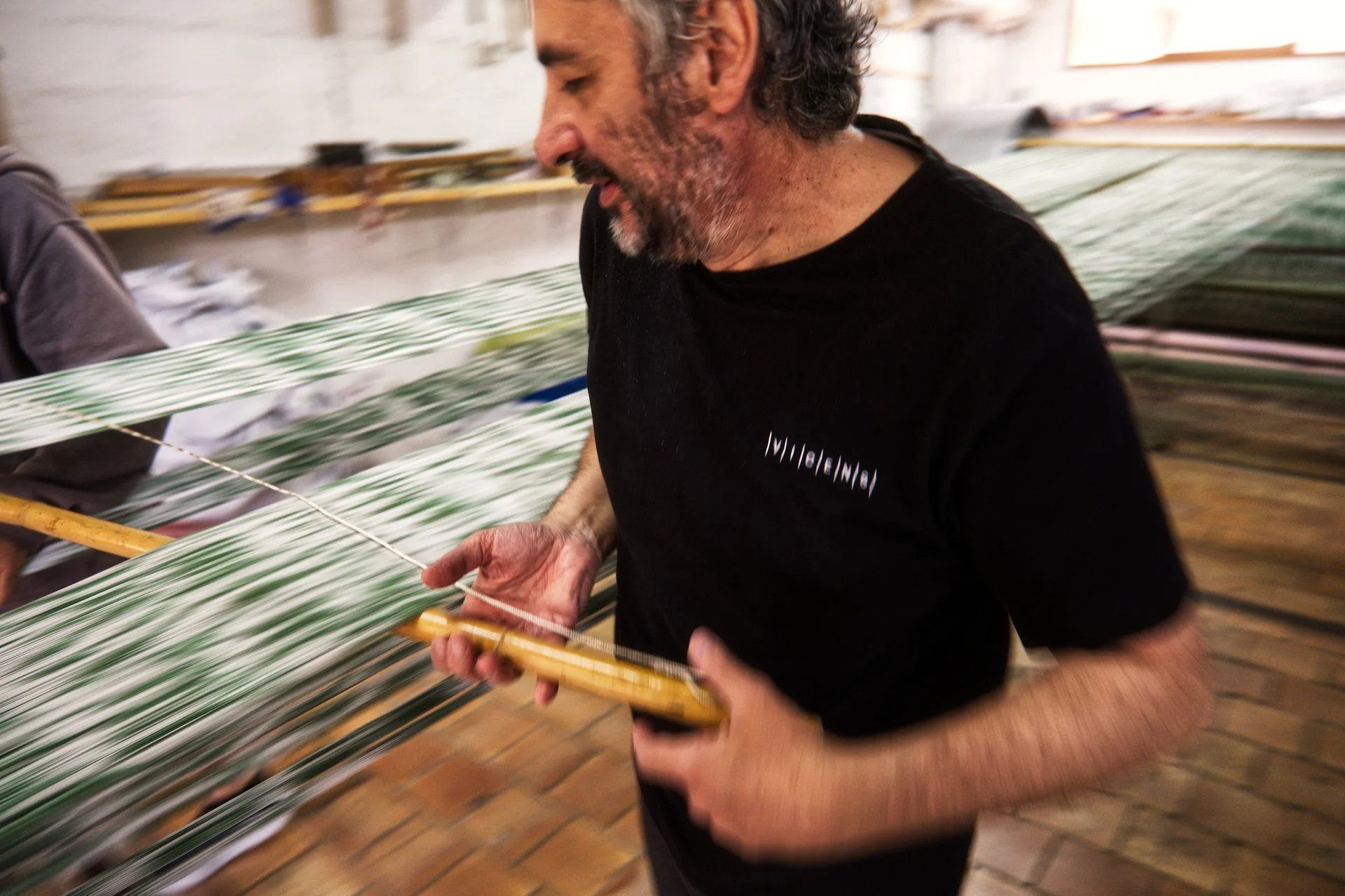 The famous 'tela de llengues' is made in Pollença