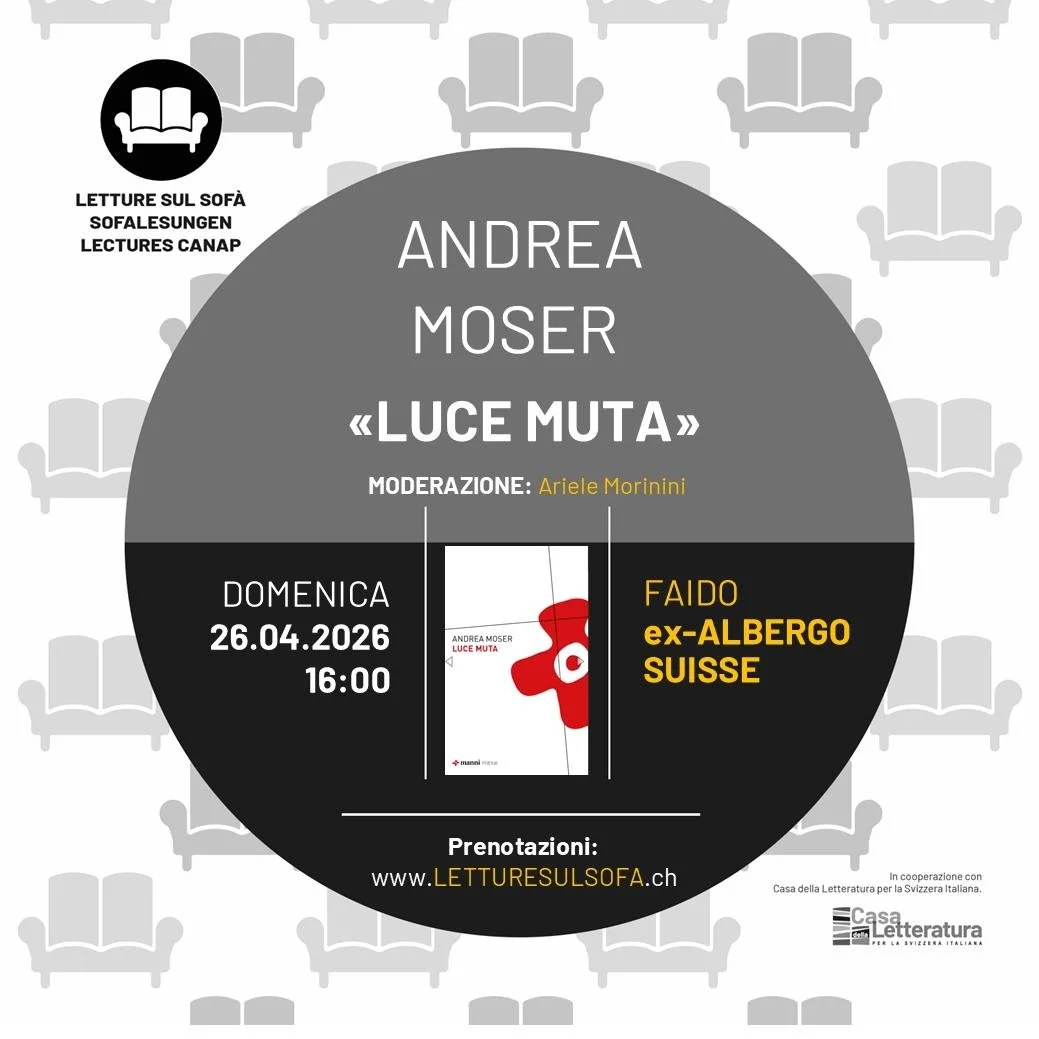 Letture sul sofà: Andrea Moser «Luce muta»