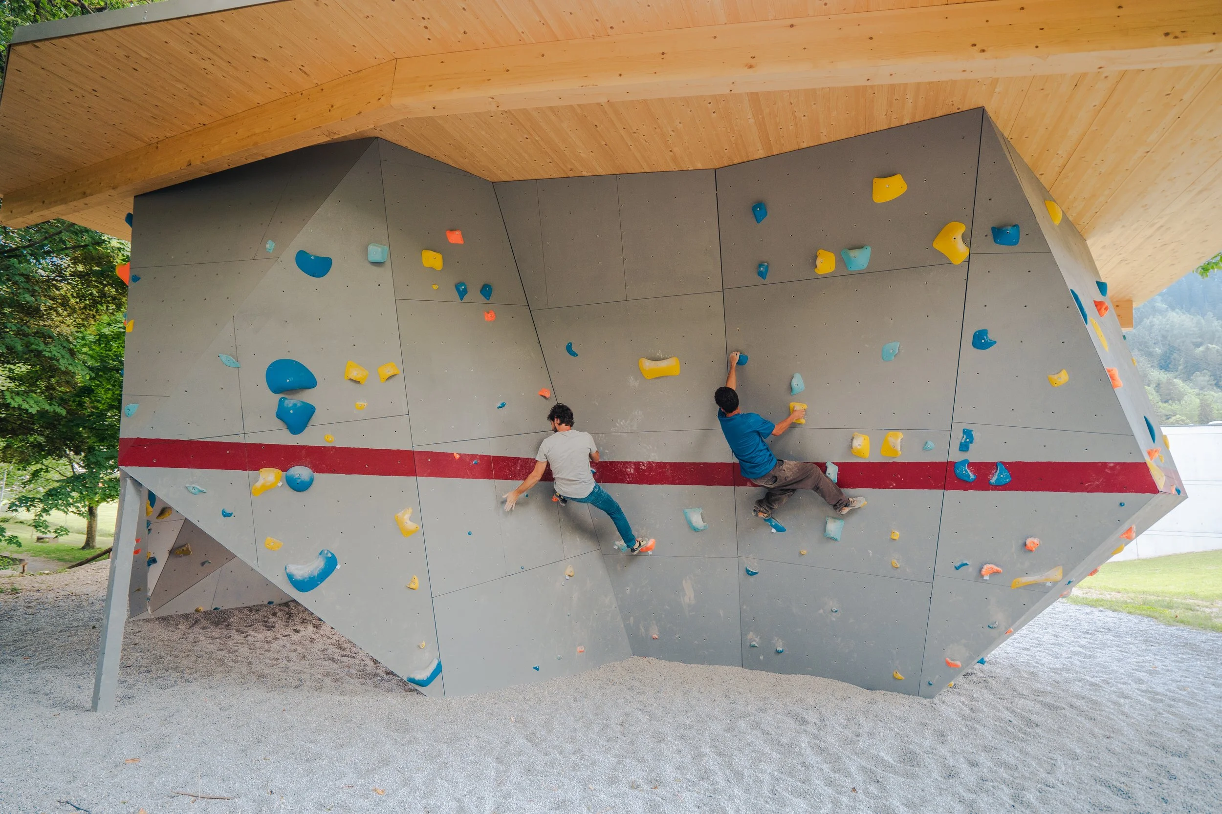 Parete boulder a Faido
