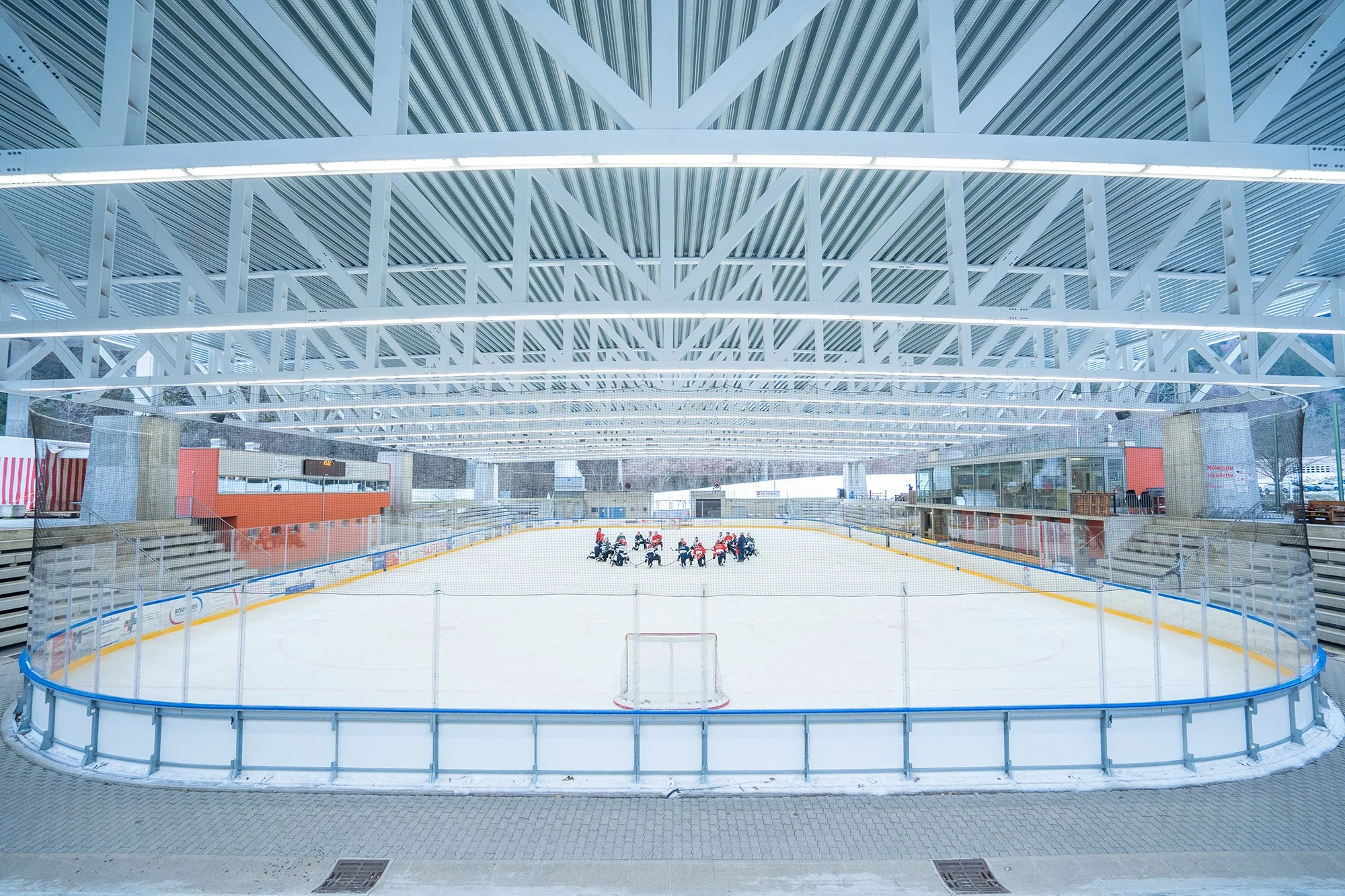 Apertura della pista di ghiaccio