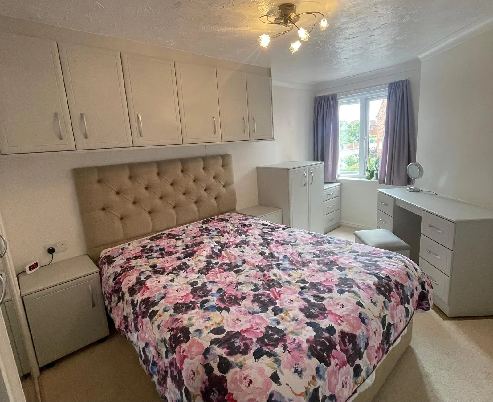 bedroom furniture. short wardrobes. fitted wall units. dressing table. bedroom stool. comfyuk. Bella Euroline. Lee on the Solent. Fareham. Hampshire