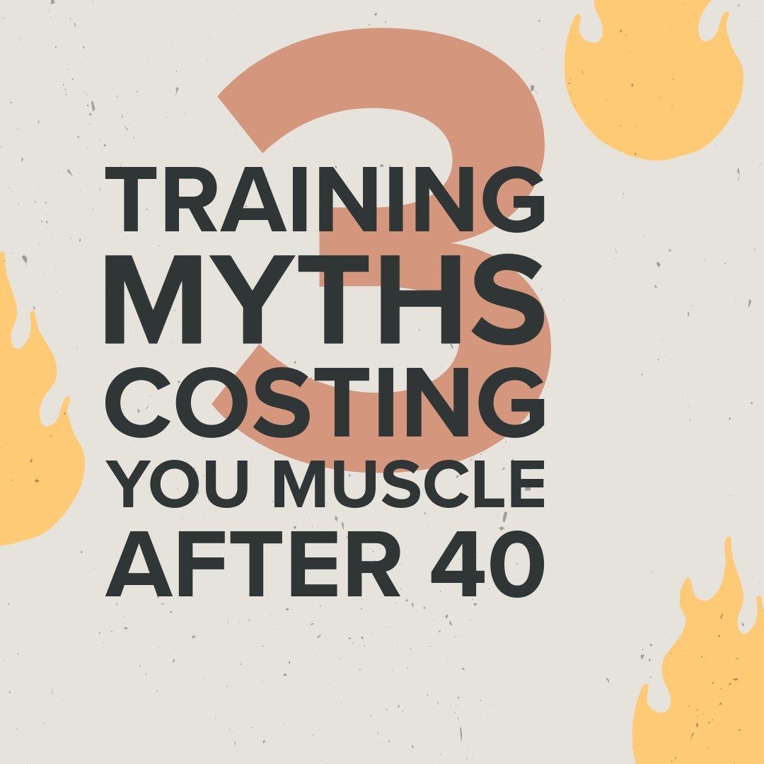 If you're over 40 and trying to build or maintain muscle, you've probably heard plenty of "age-appropriate" training advice.
Most of it is overly cautious nonsense that does more harm than good.
Here are 3 training myths that might be costi
