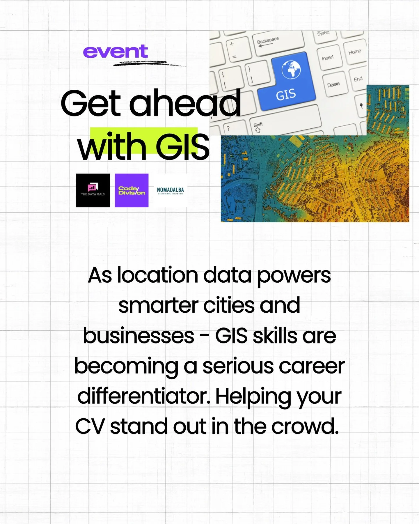 Learning GIS (Geographic Information Systems) - can unlock careers across urban planning, environmental science, public health, logistics, real estate, climate research, marketing, tech and more! 🗺️

We&rsquo;ve co-designed an event with The Data Ga