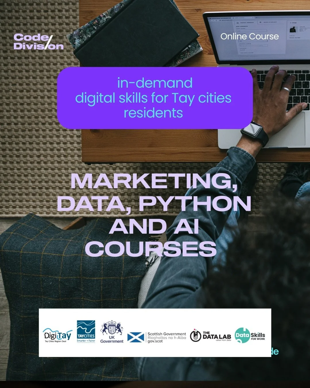 Exciting FULLY-FUNDED learning opportunities for residents in : DUNDEE, PERTH &amp; KINROSS, NORTH EAST FIFE and ANGUS. 🏴󠁧󠁢󠁳󠁣󠁴󠁿 

Spaces are still left on our level 7&amp;8 SQA accredited online courses.

If you&rsquo;re feeling a little stuck