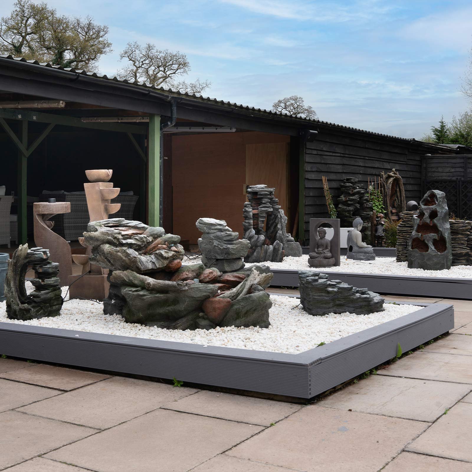 Sculpted Garden Features