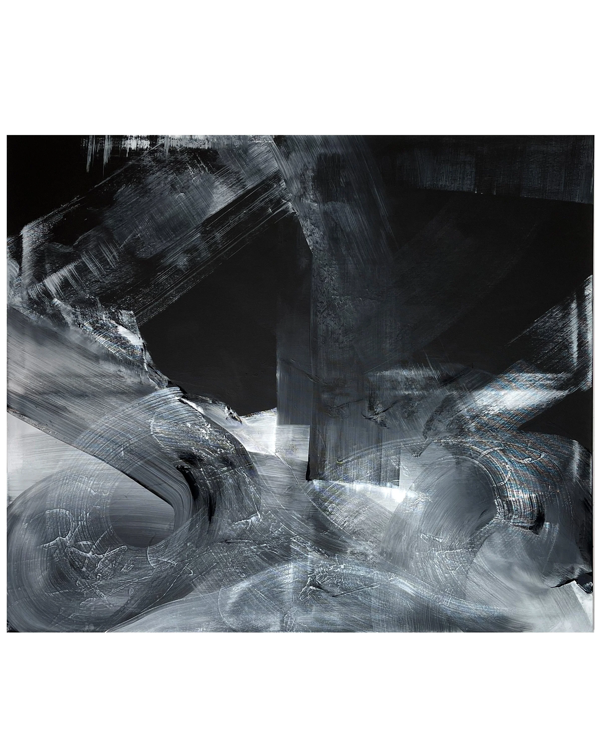 "Rising", 160x180cm, acrylic on canvas, 2020